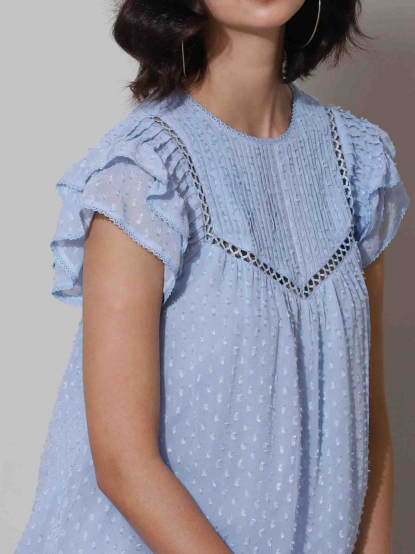 Powder Blue Isabelle Top