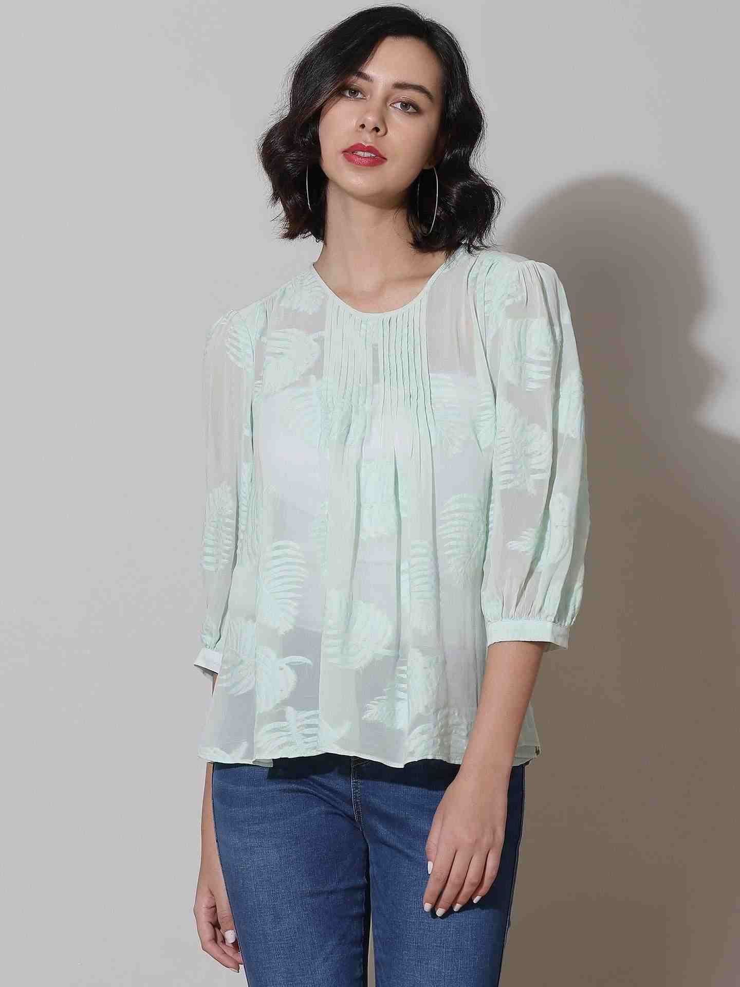 Mint Lea Top