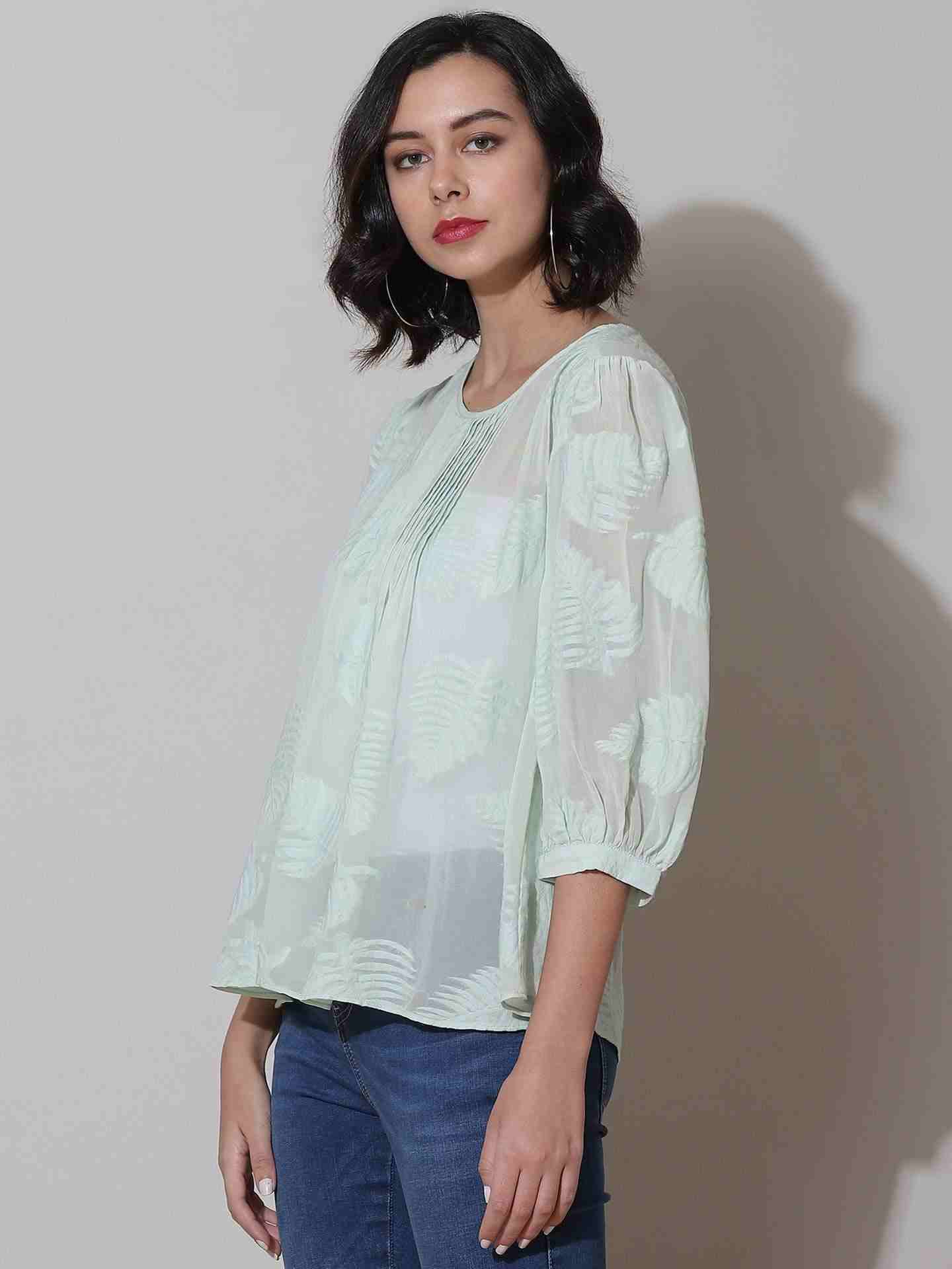 Mint Lea Top