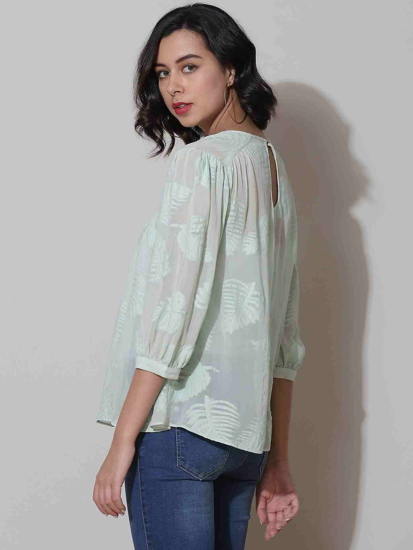 Mint Lea Top