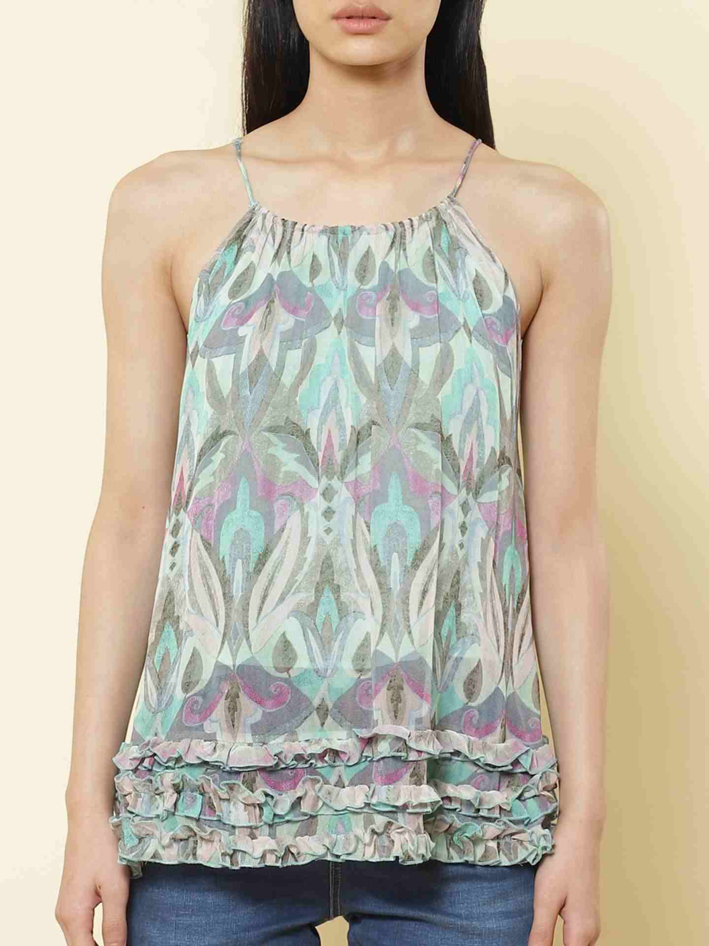 Green Tropics Top