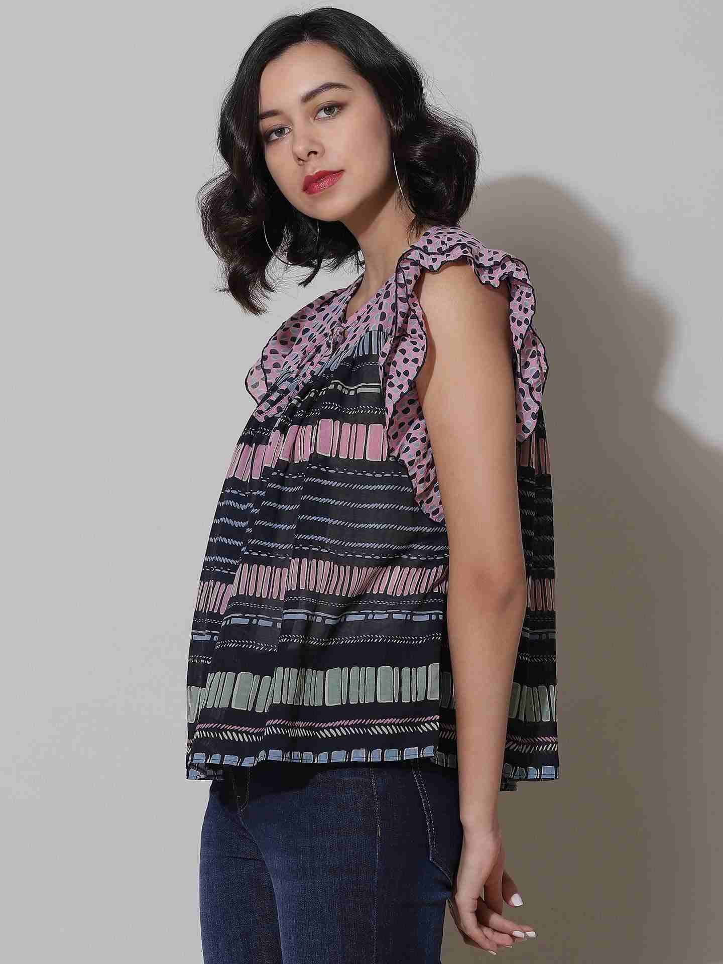 Blue Calida Top