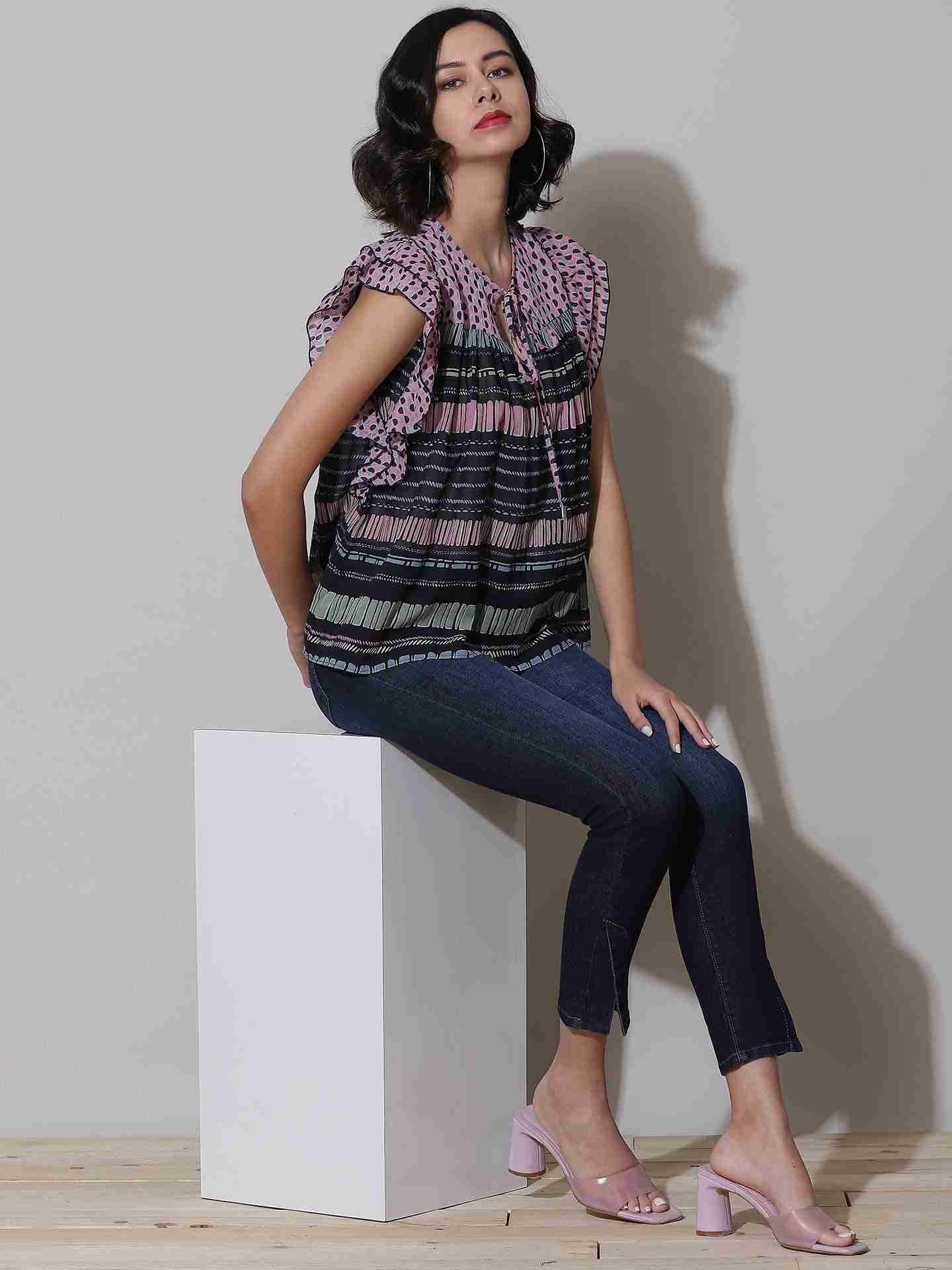 Blue Calida Top