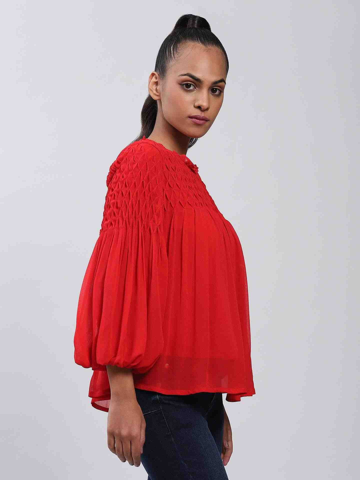 Red Camilla Boxy Top