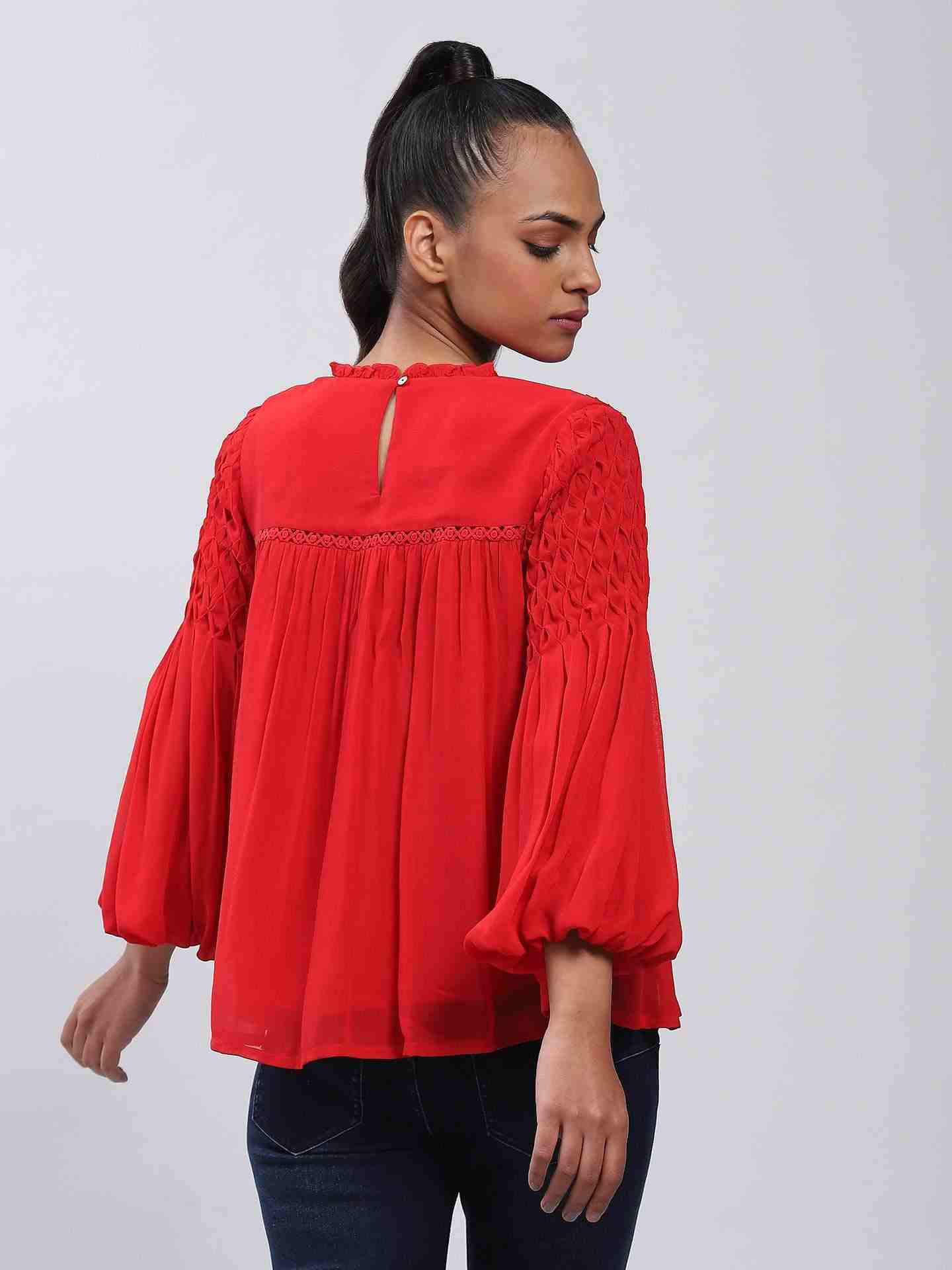 Red Camilla Boxy Top