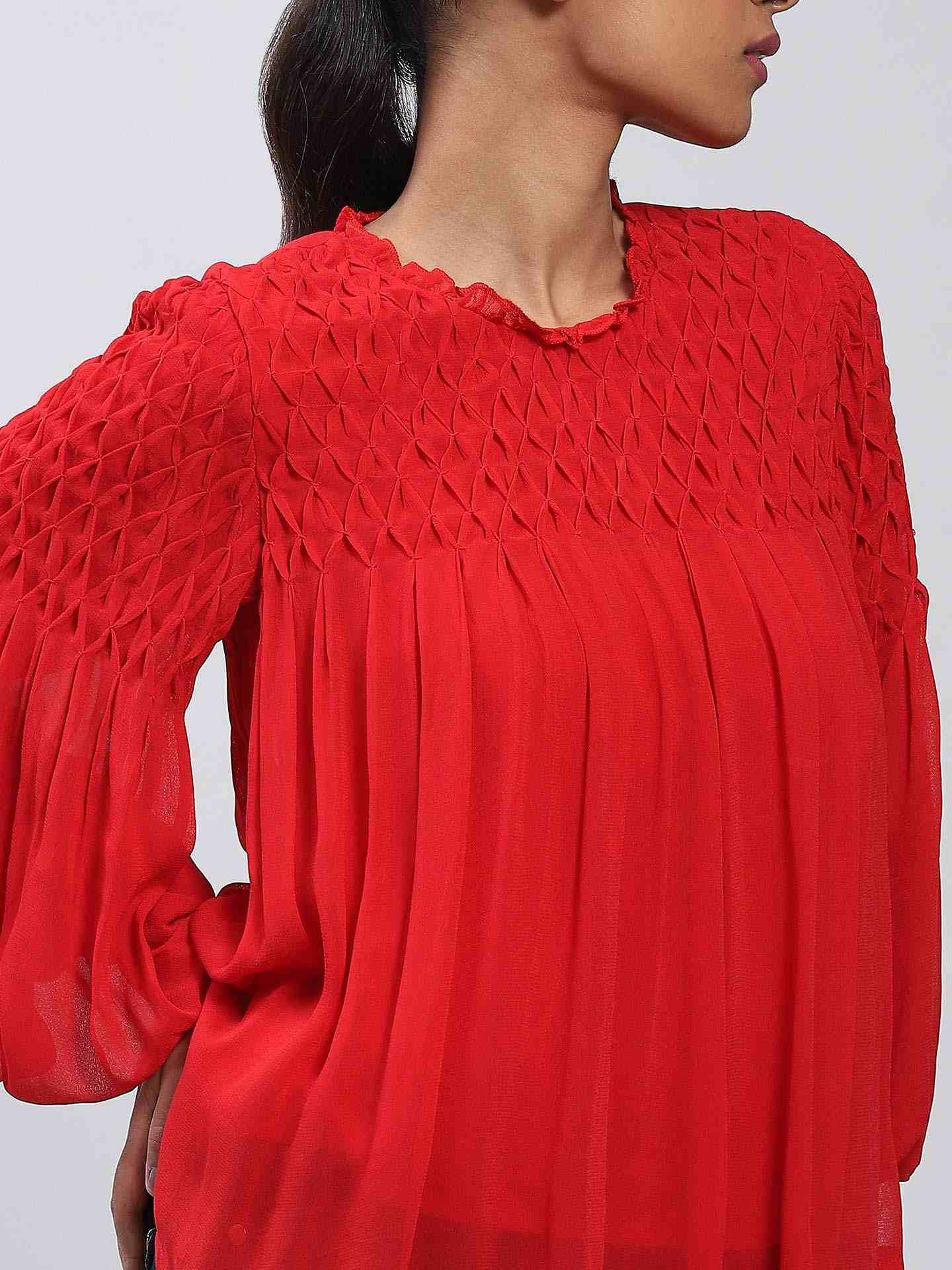 Red Camilla Boxy Top