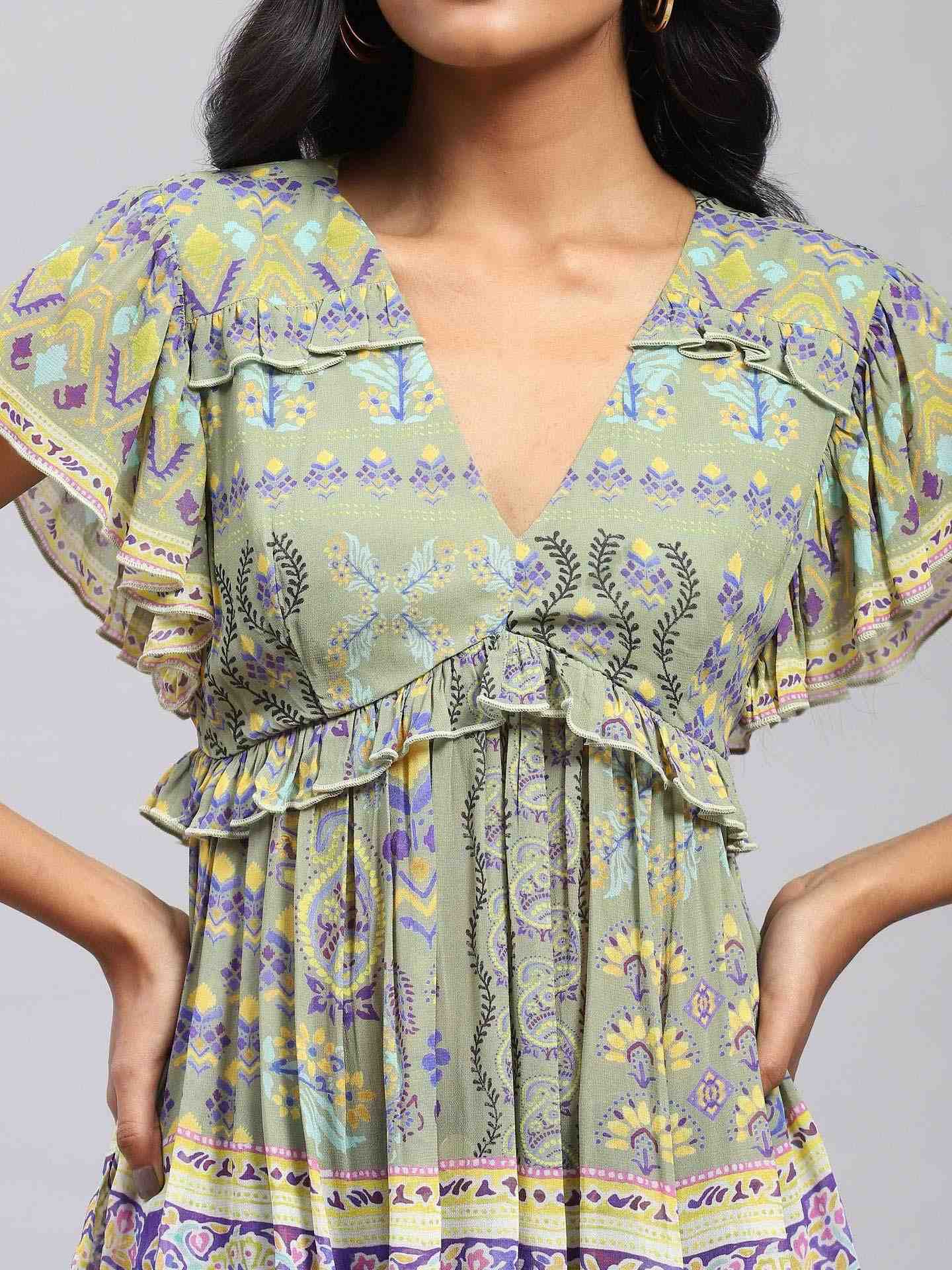 Green Casmere Top