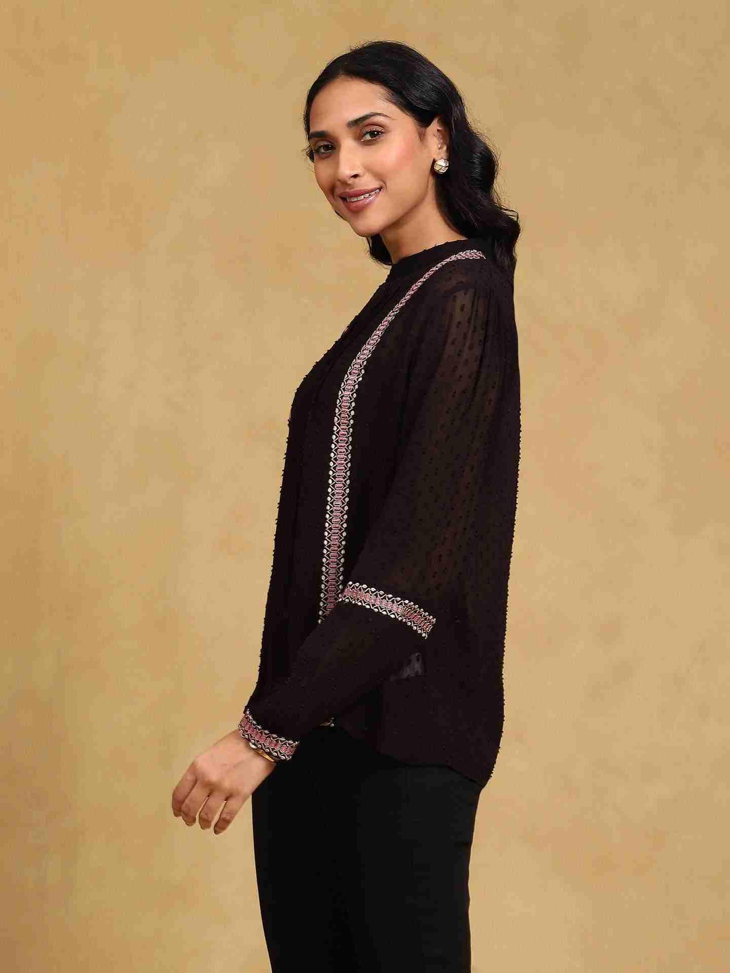 Black Brielle Shirts