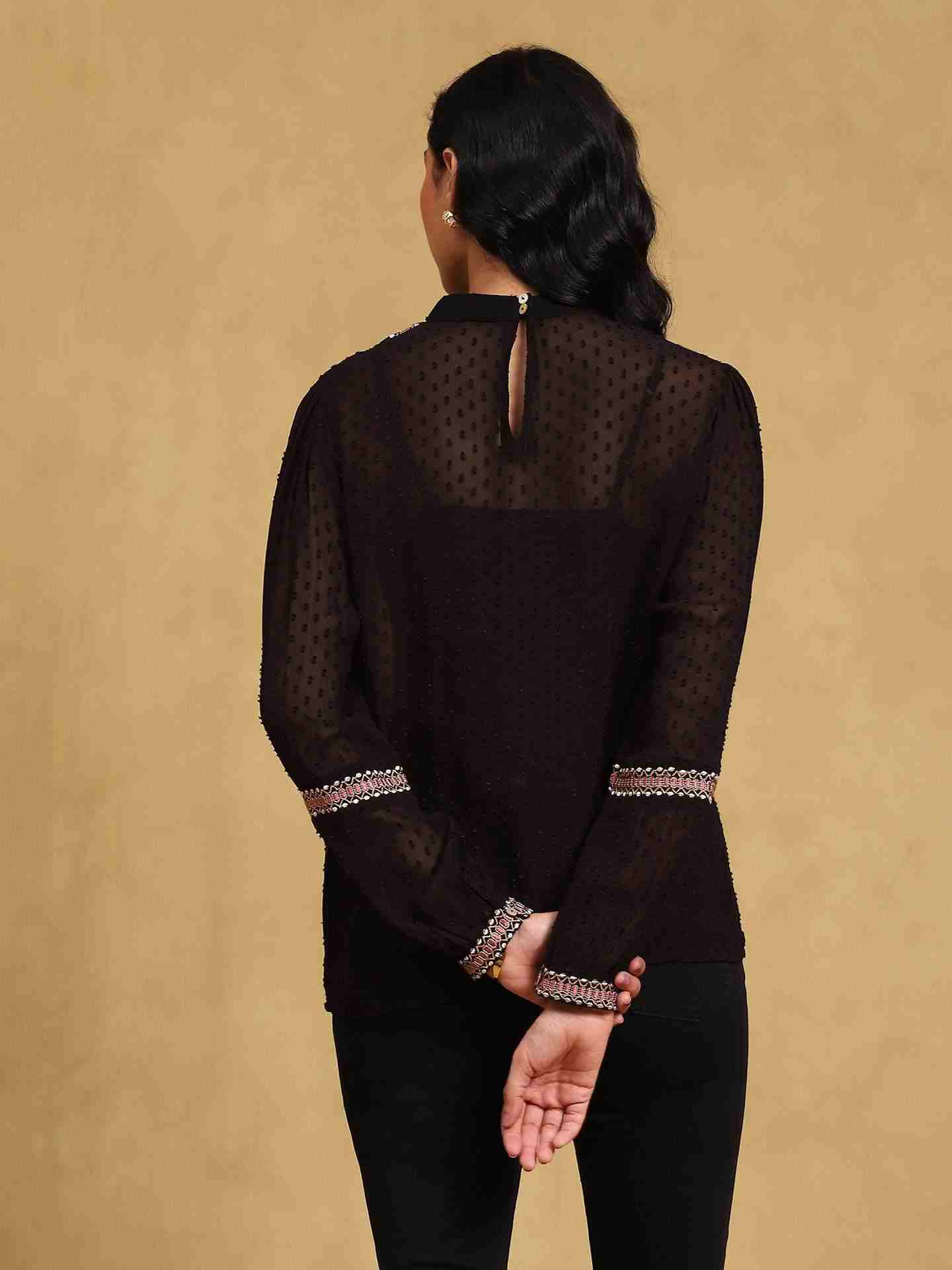 Black Brielle Shirts