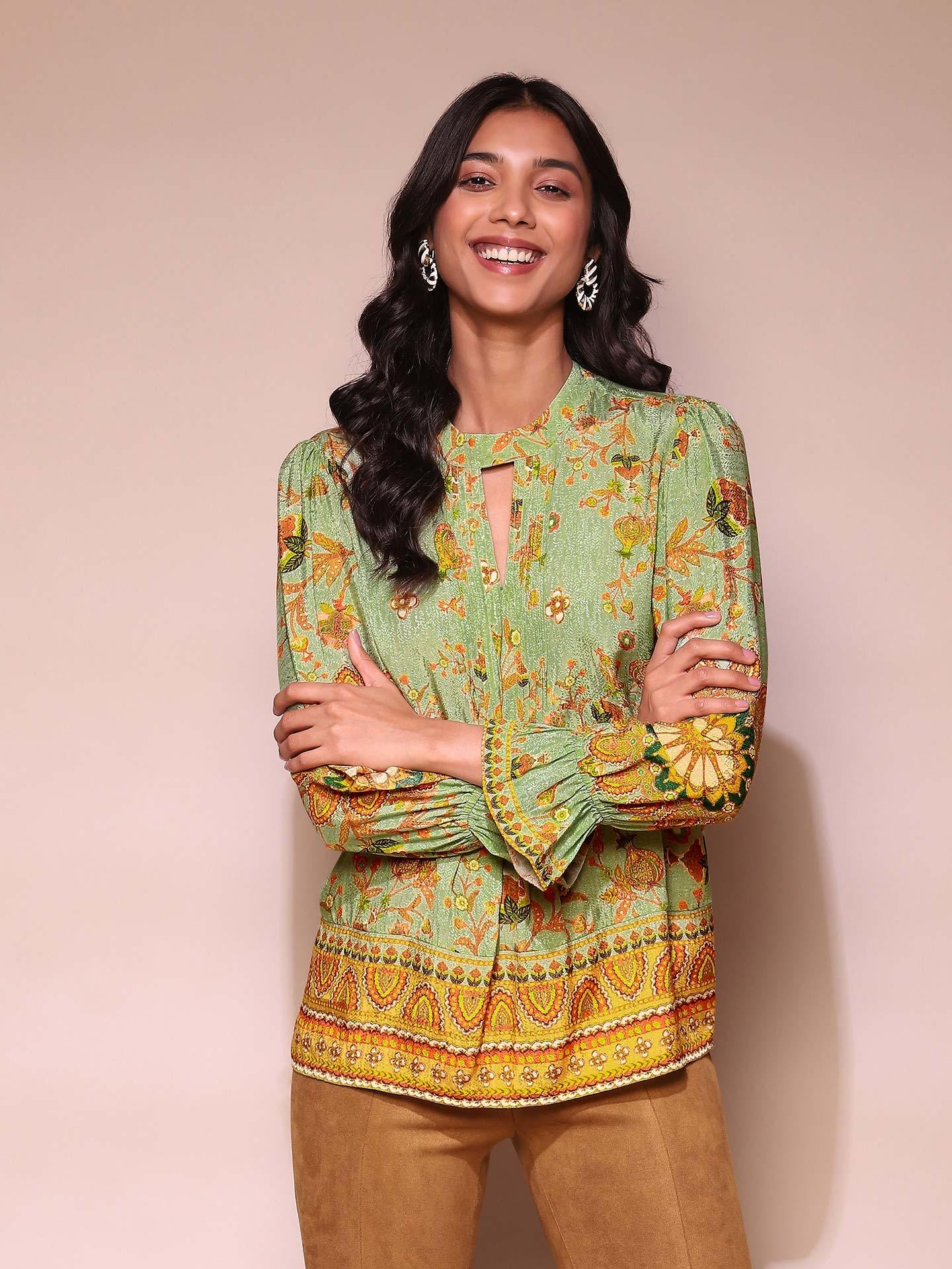 Green Nia Top