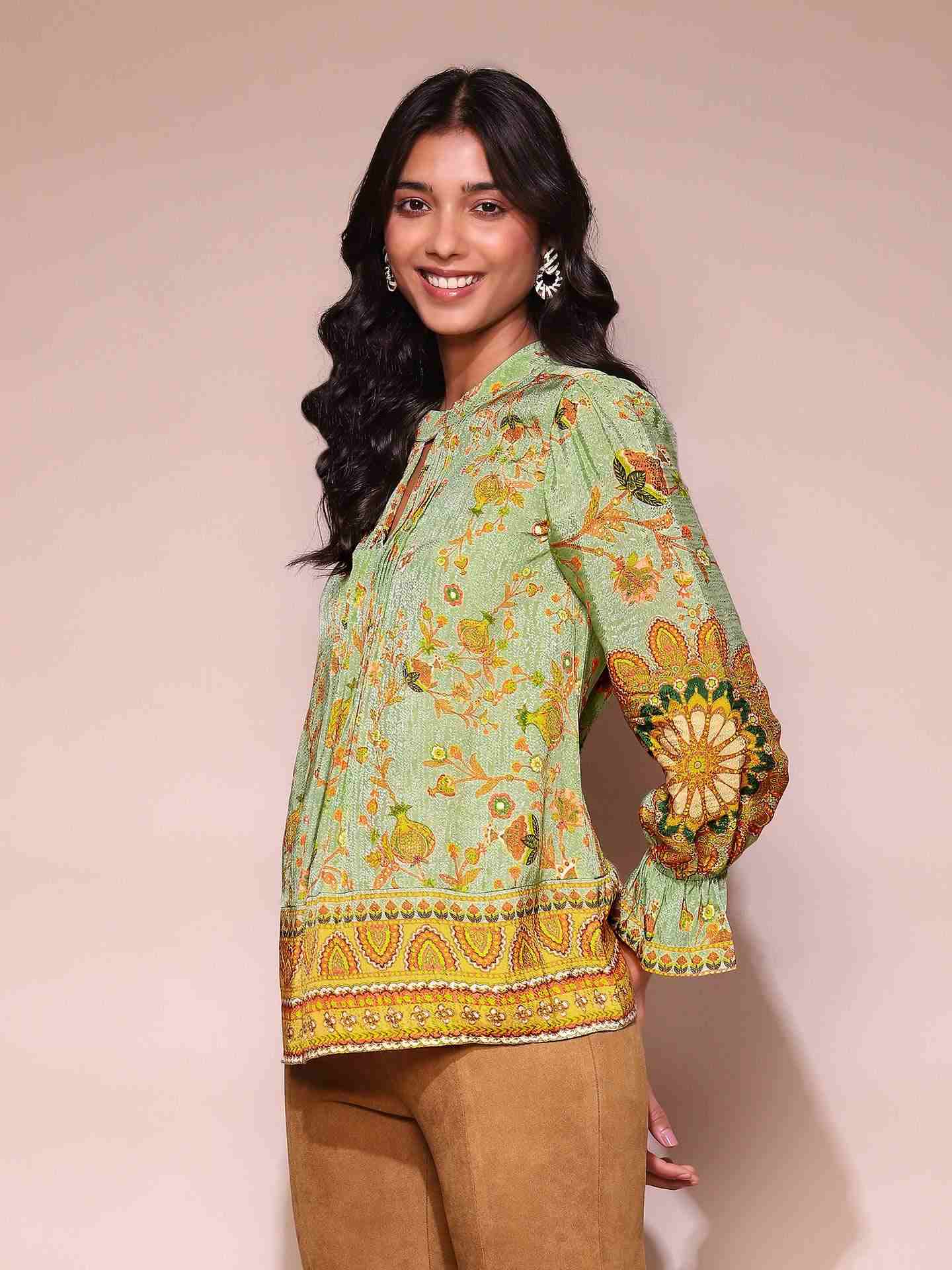 Green Nia Top