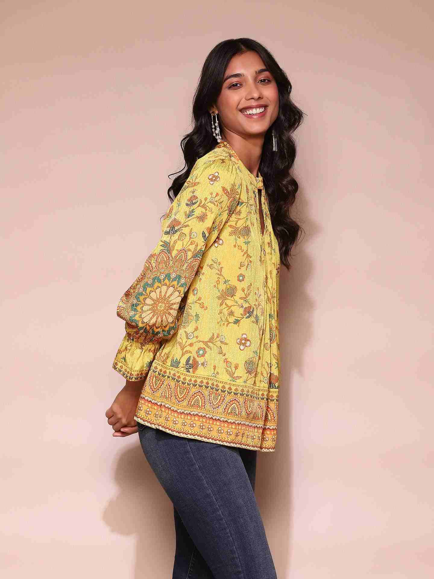 Yellow Nia Top