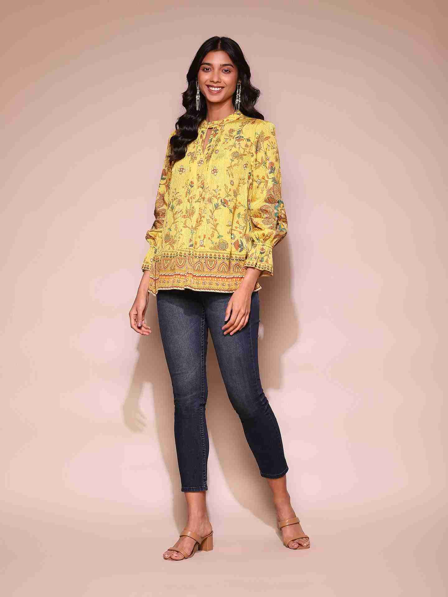 Yellow Nia Top