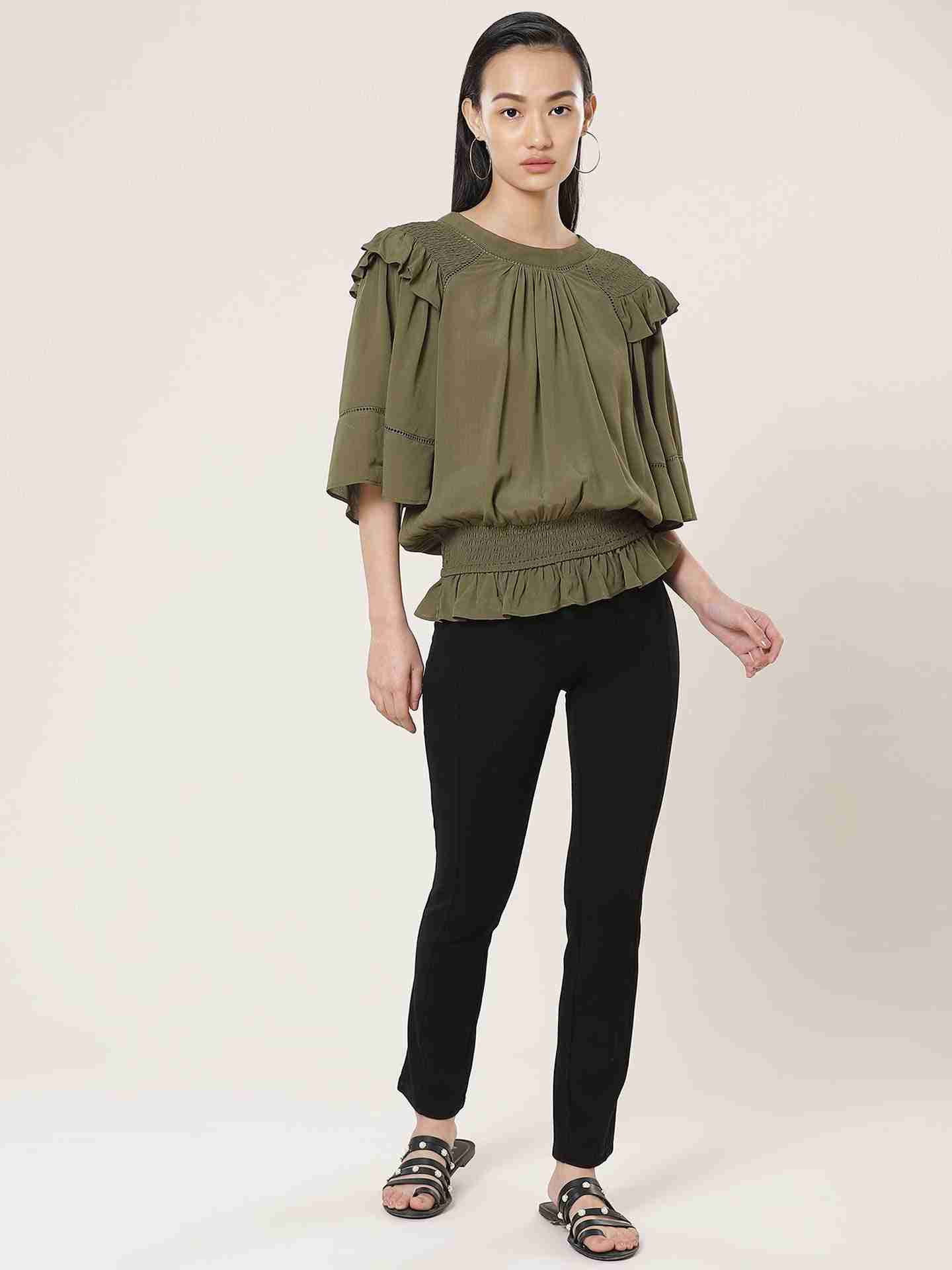 Olive Leisure Basics Top
