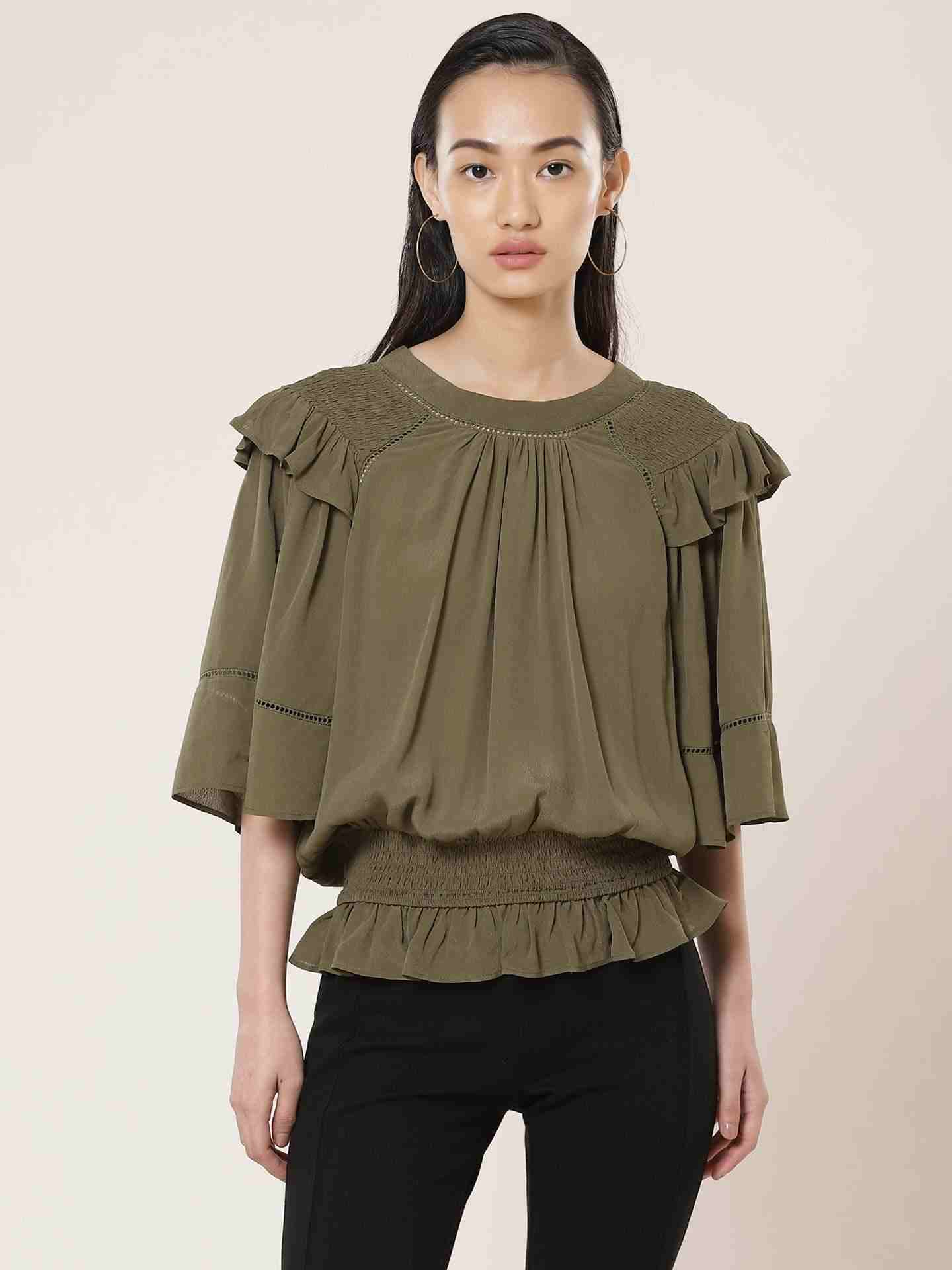 Olive Leisure Basics Top