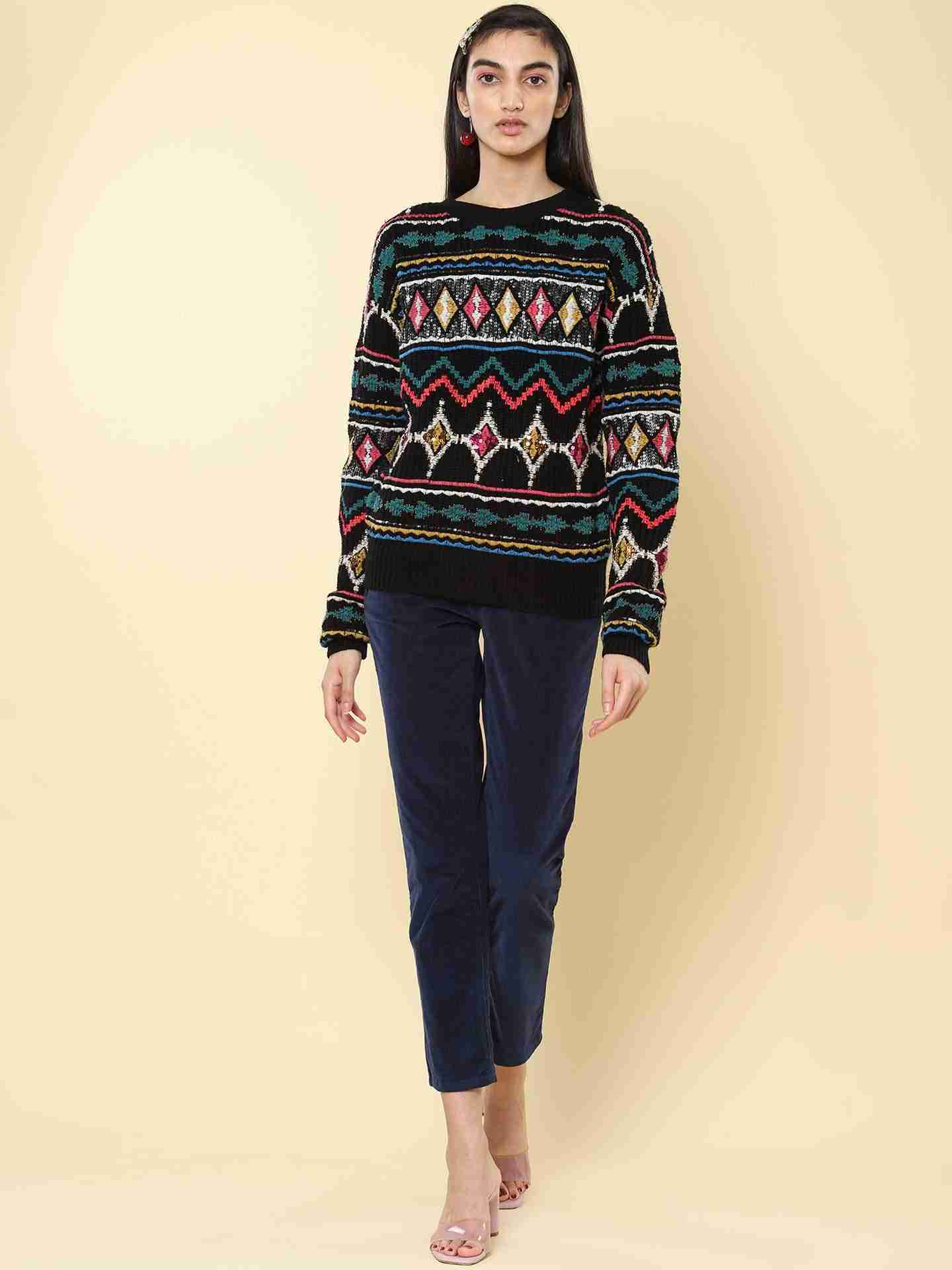 Black Winter Saga Sweater