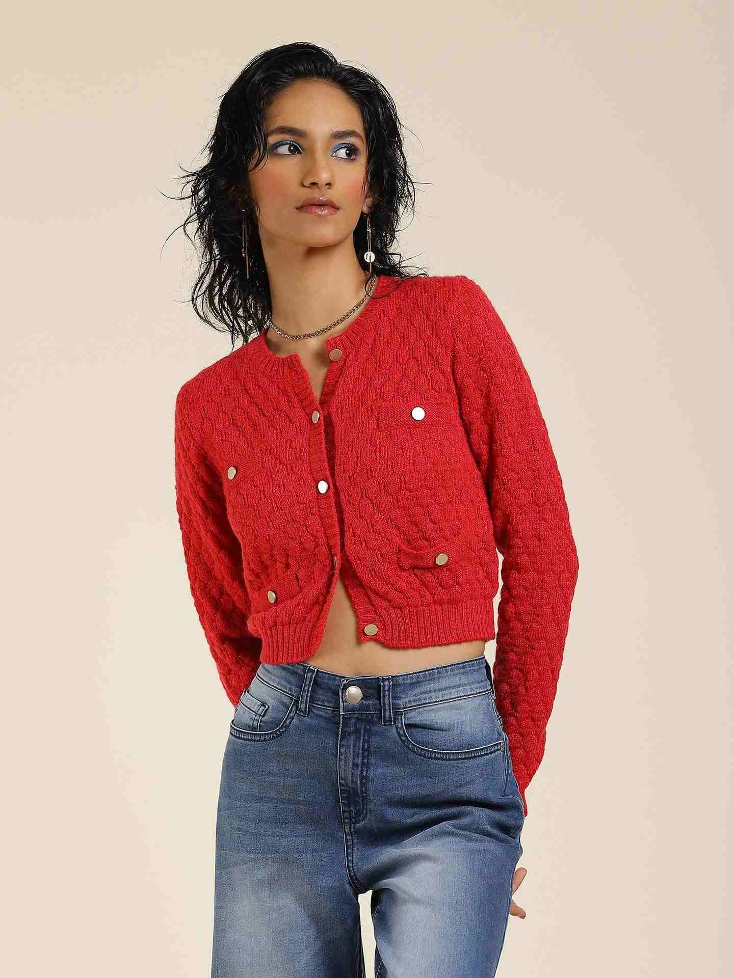 Red Antalya Sweater