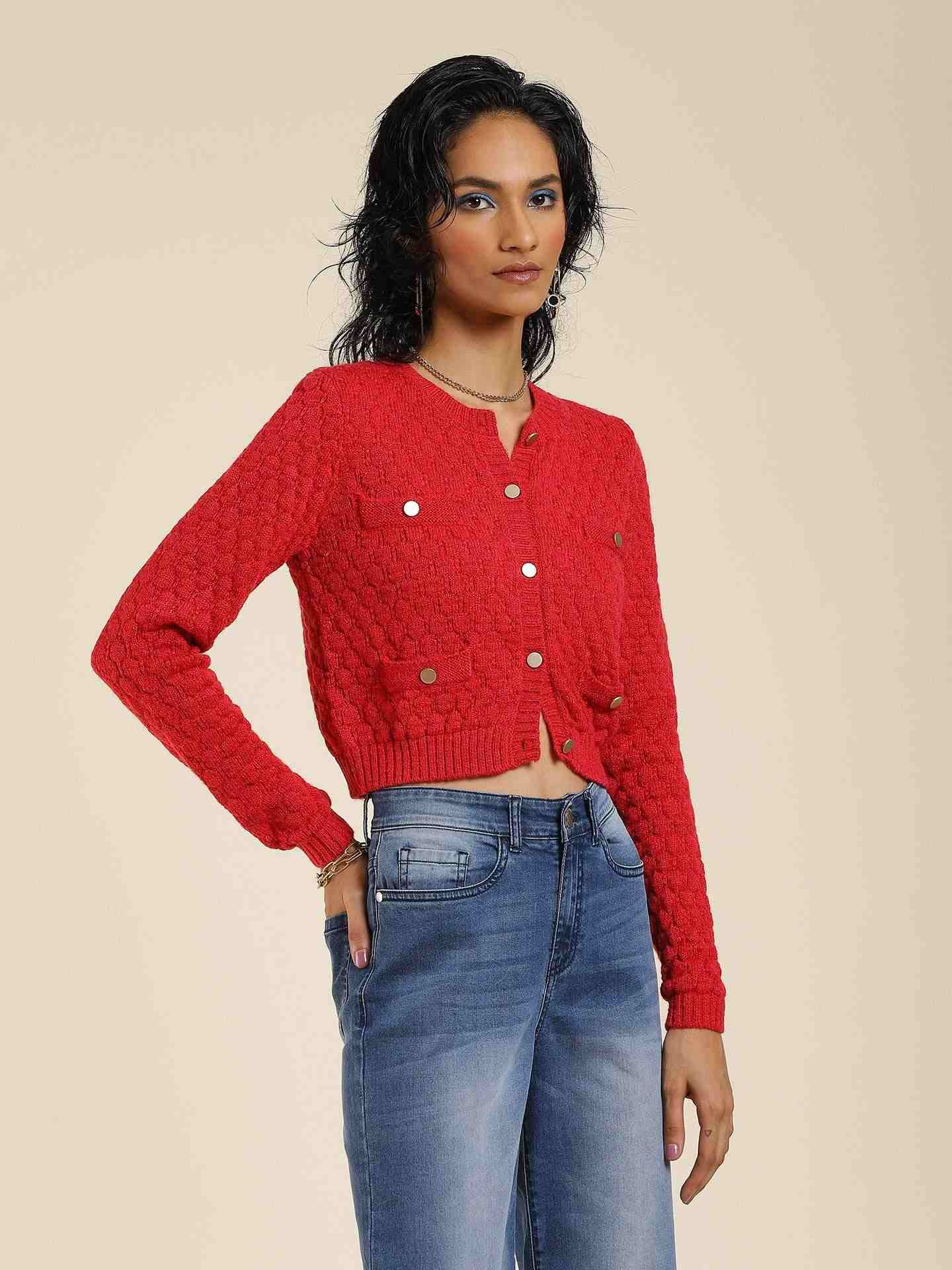 Red Antalya Sweater