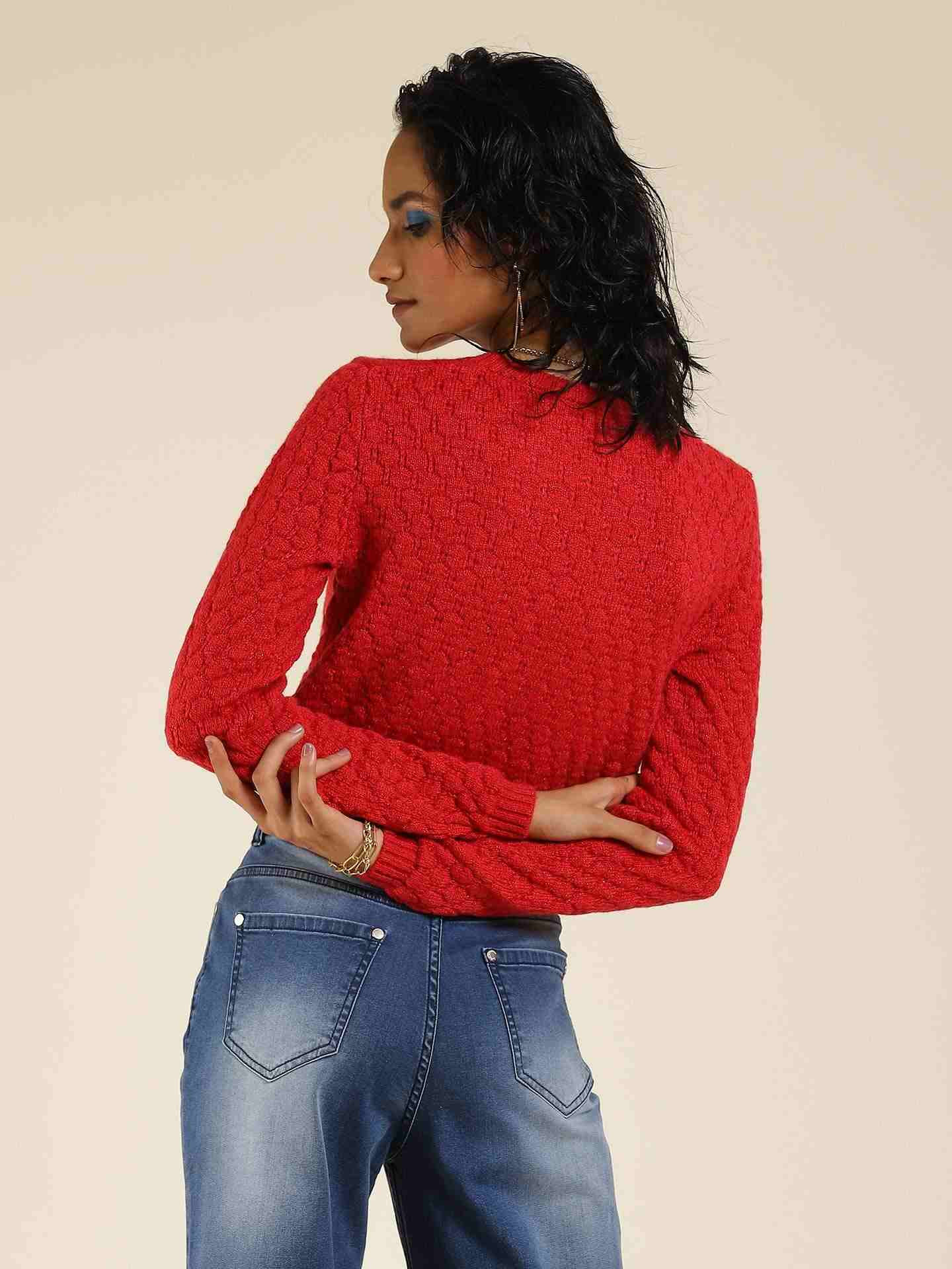 Red Antalya Sweater