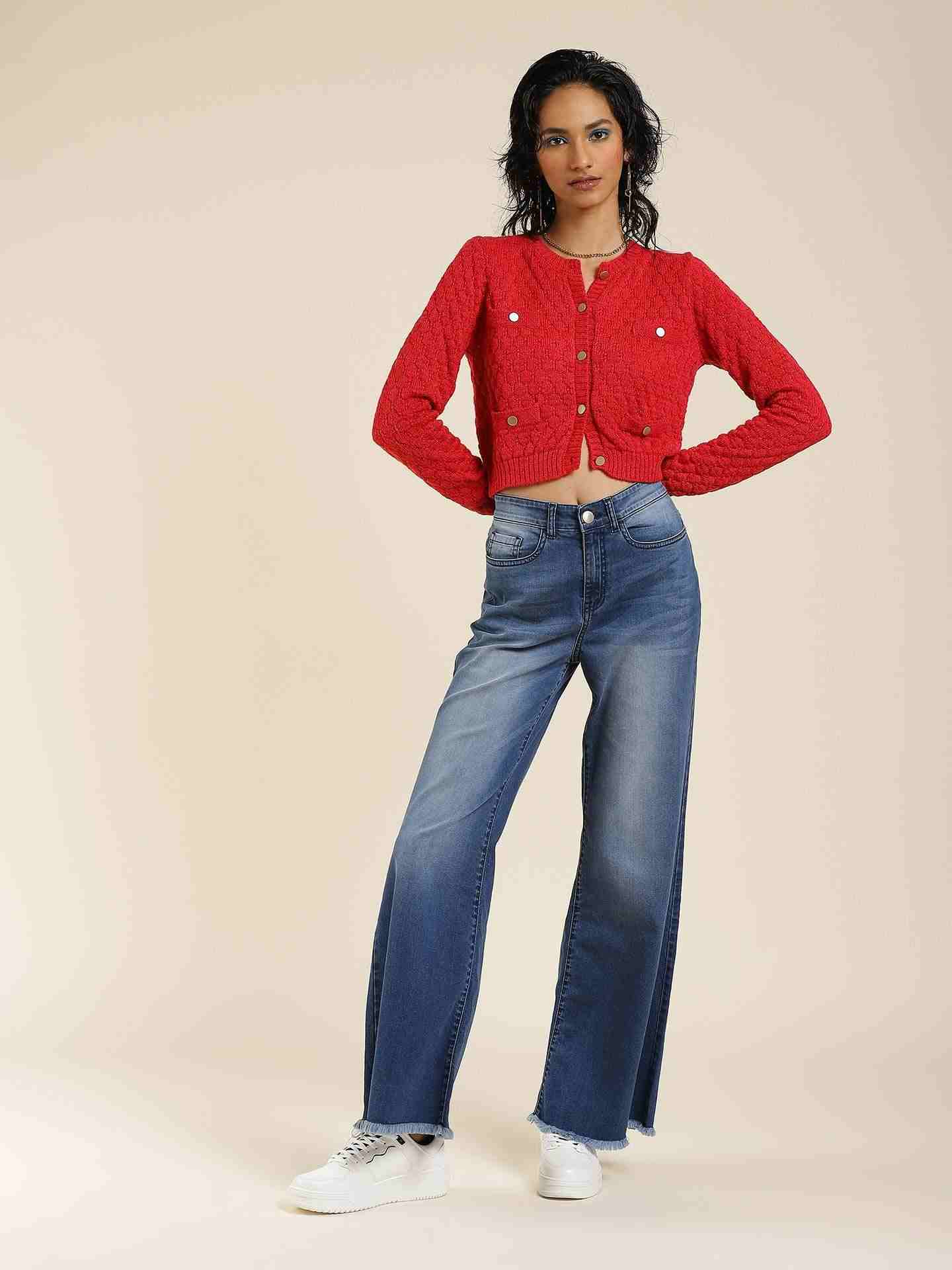 Red Antalya Sweater