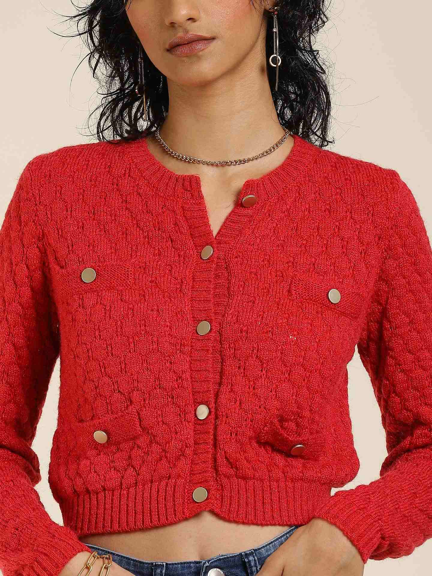 Red Antalya Sweater