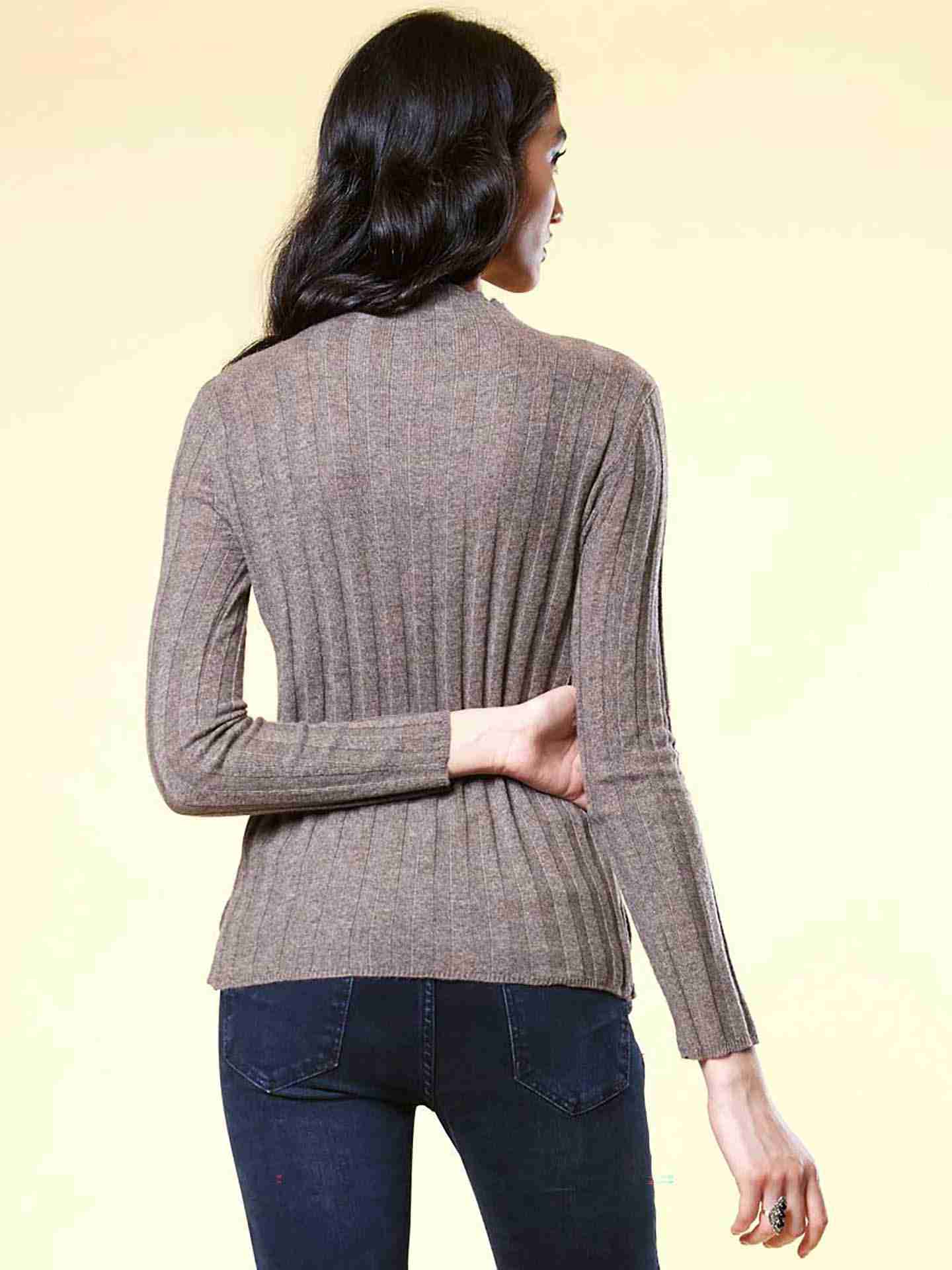 Brown Winter Soiree Sweater