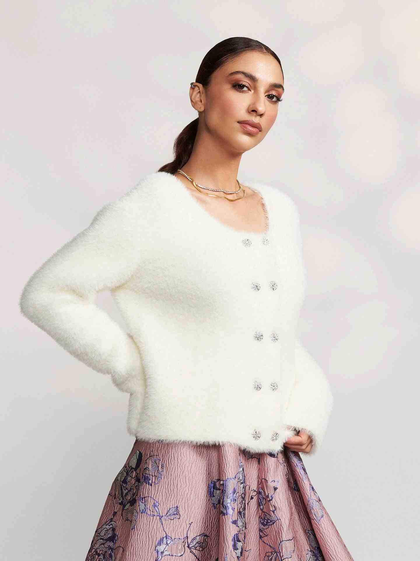 White Eden Sweater