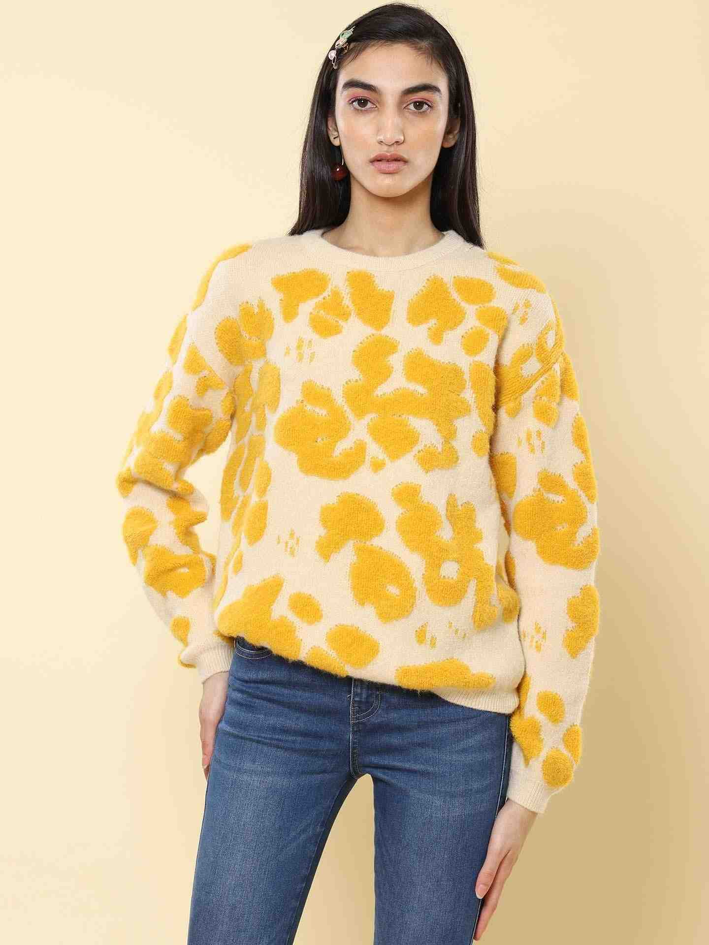 Mustard Winter Saga Sweater