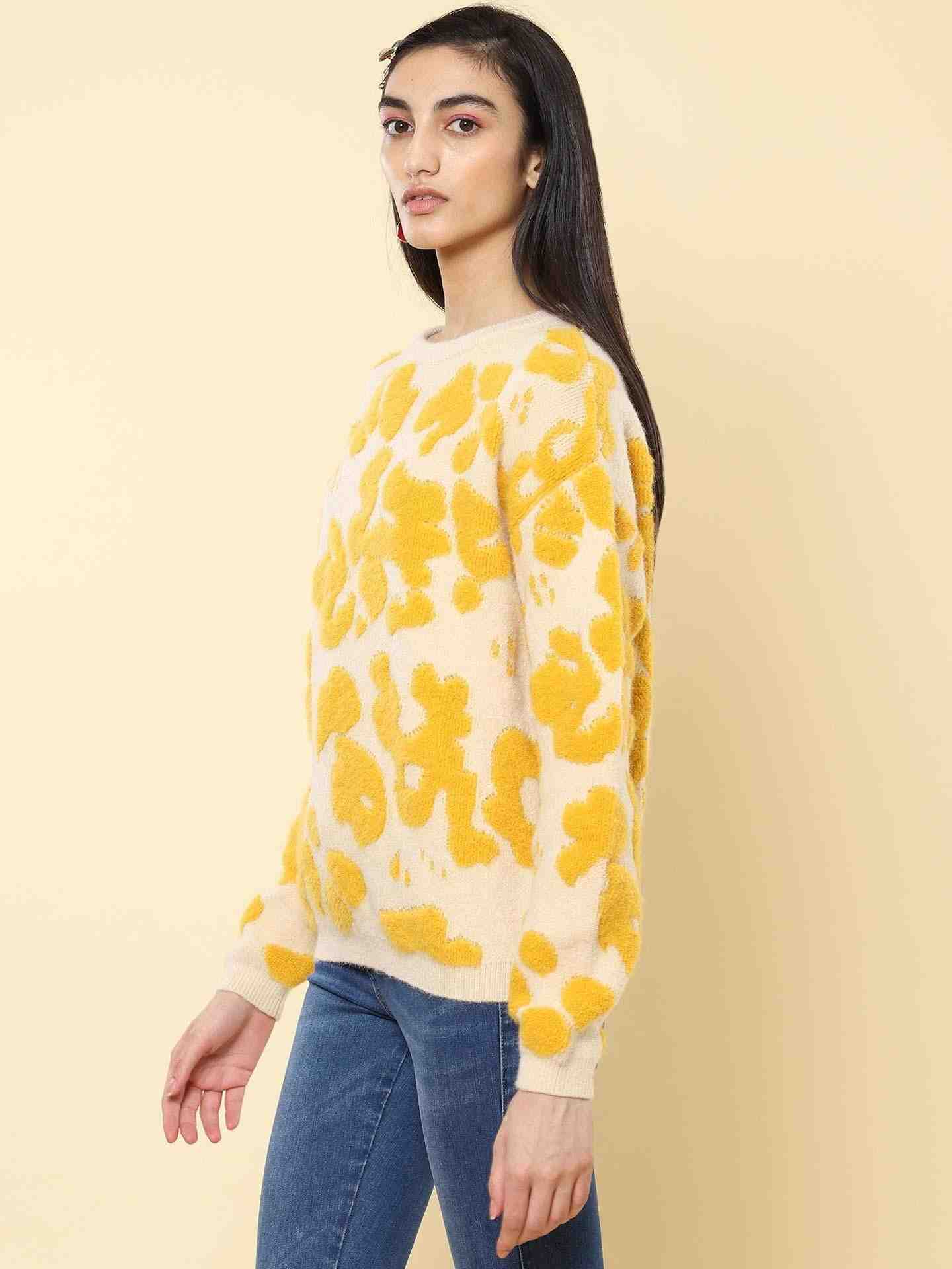 Mustard Winter Saga Sweater