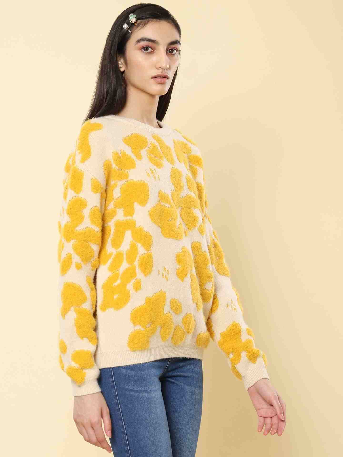 Mustard Winter Saga Sweater