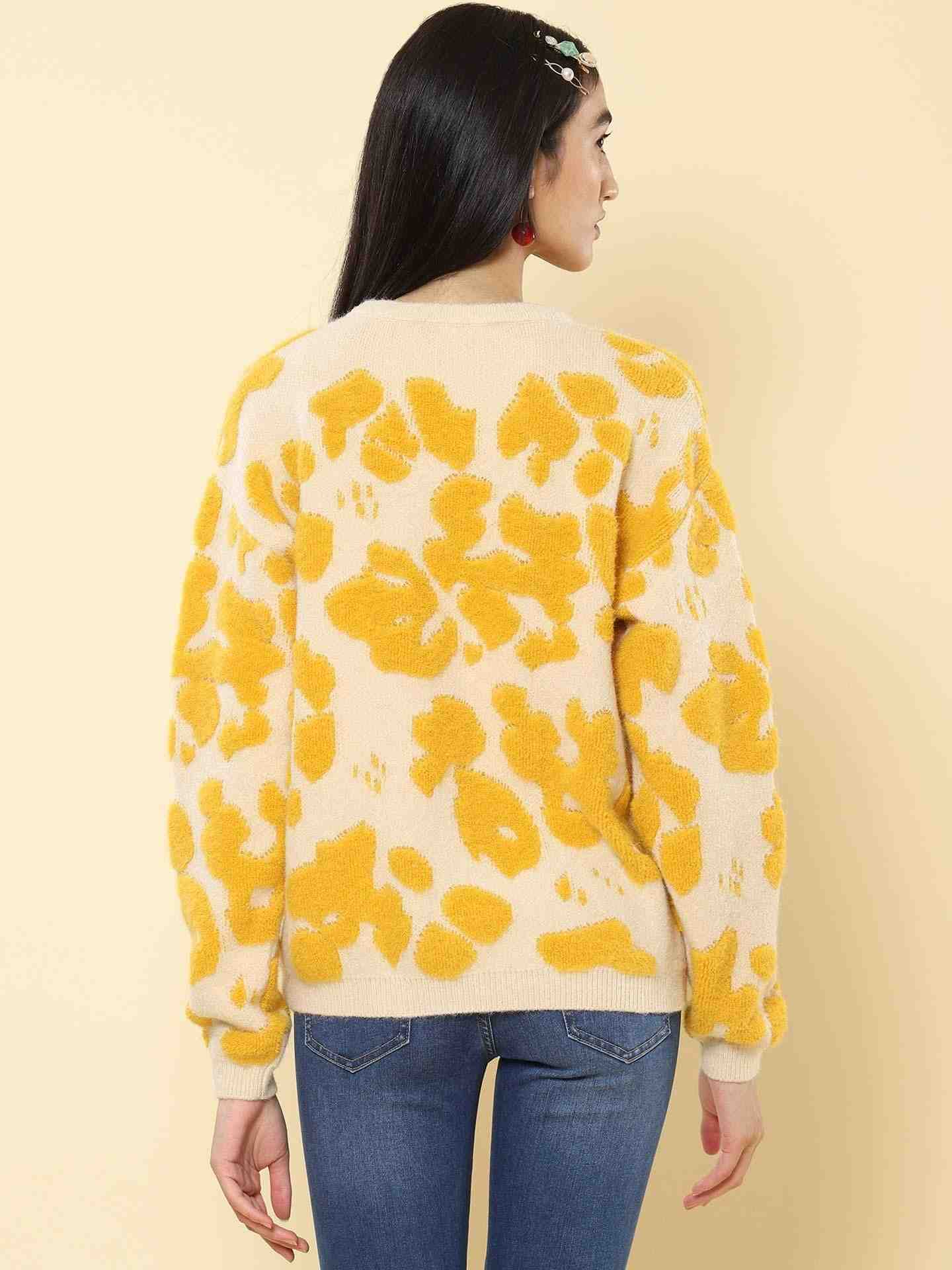 Mustard Winter Saga Sweater