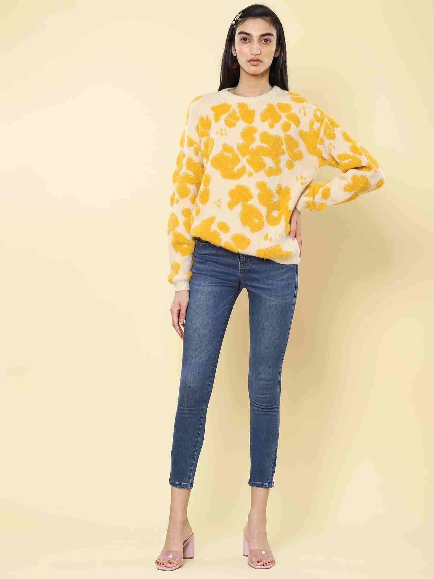 Mustard Winter Saga Sweater