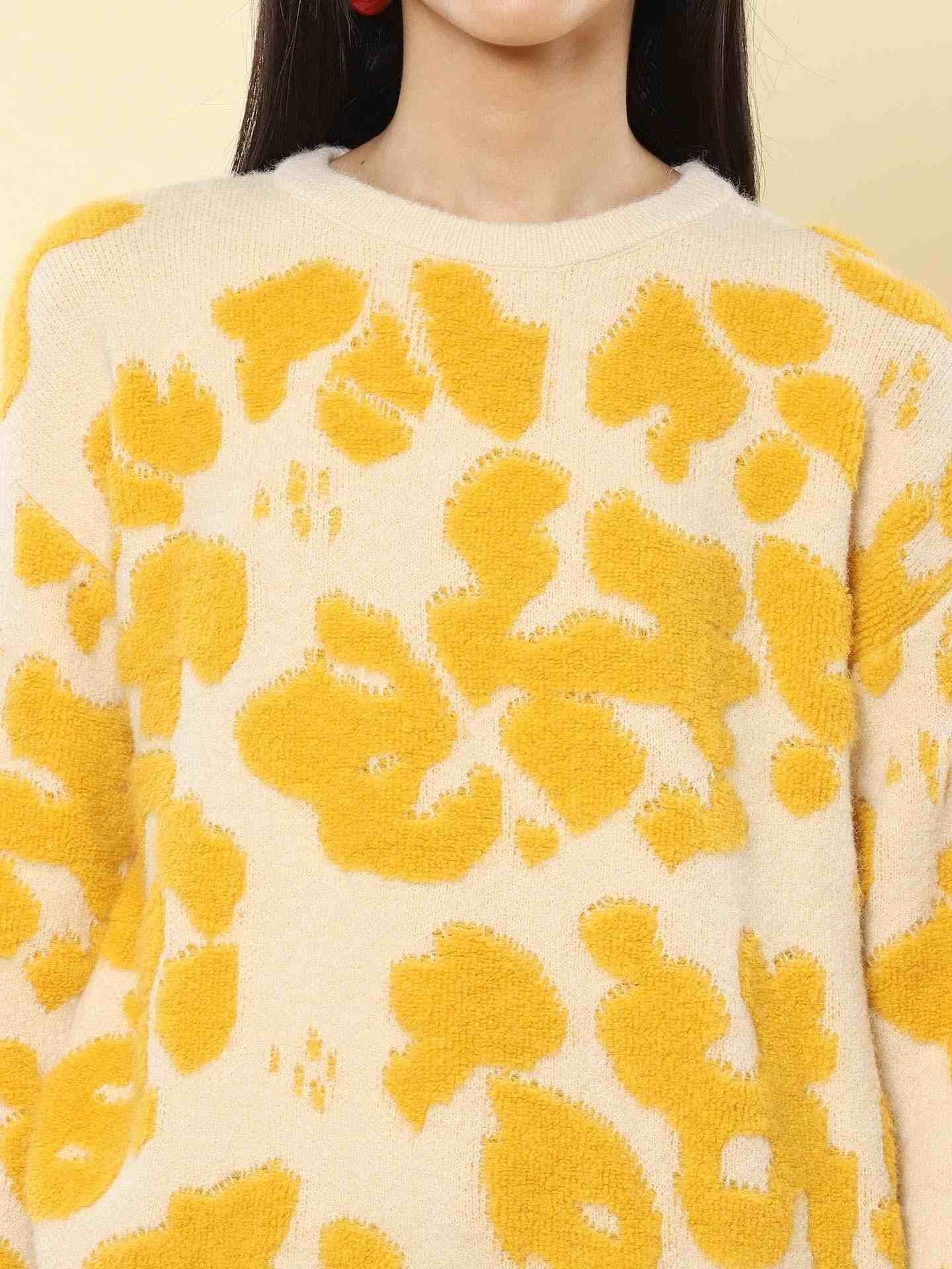 Mustard Winter Saga Sweater