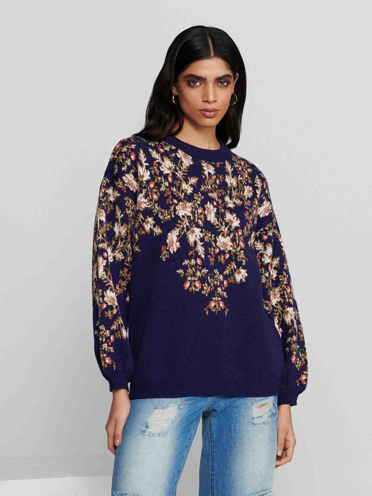 Navy Eden Sweater