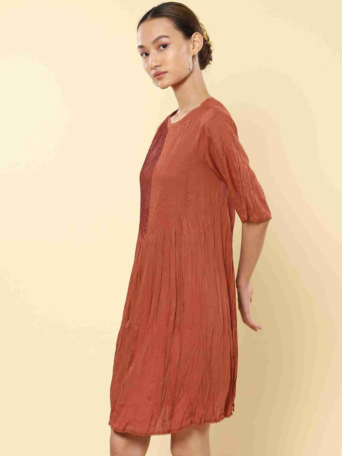 Camel Leisure Basics Shift Dress