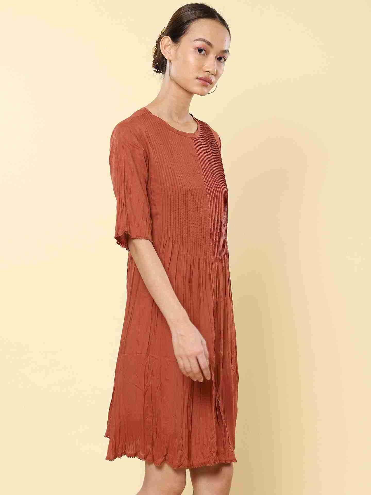 Camel Leisure Basics Shift Dress