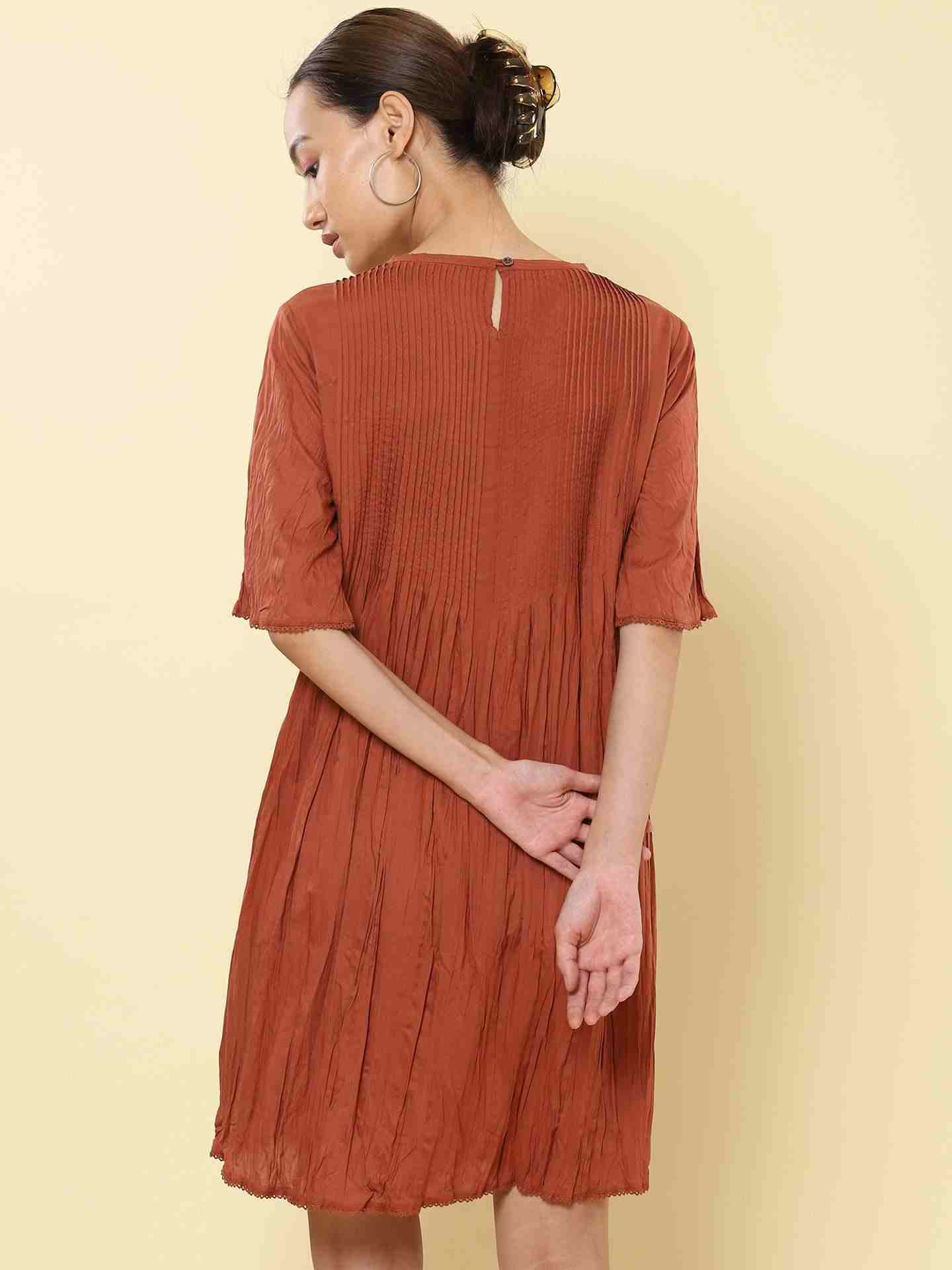 Camel Leisure Basics Shift Dress
