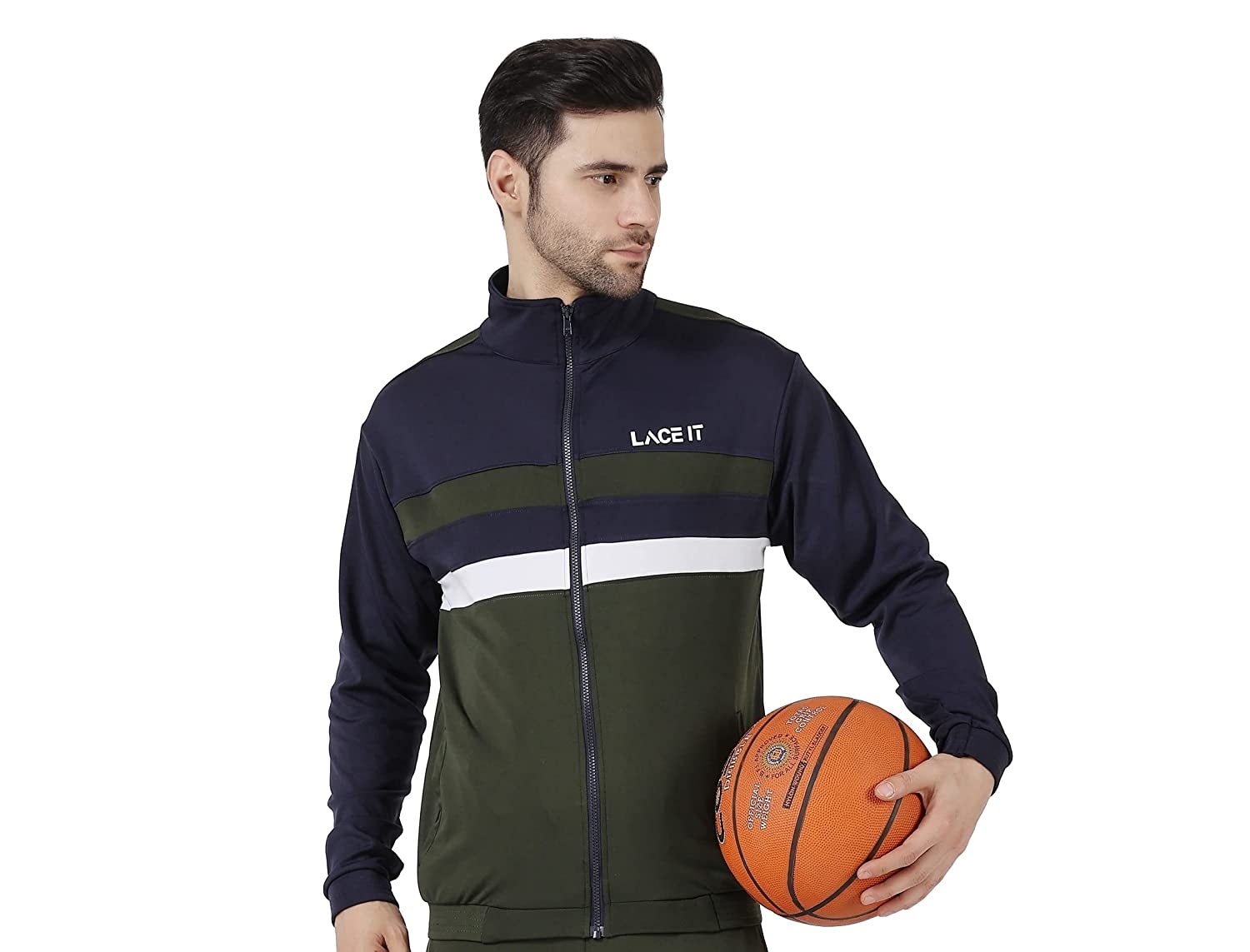 LACE IT™ | Men Sports Track Jacket by LACE IT (Olive) 1
