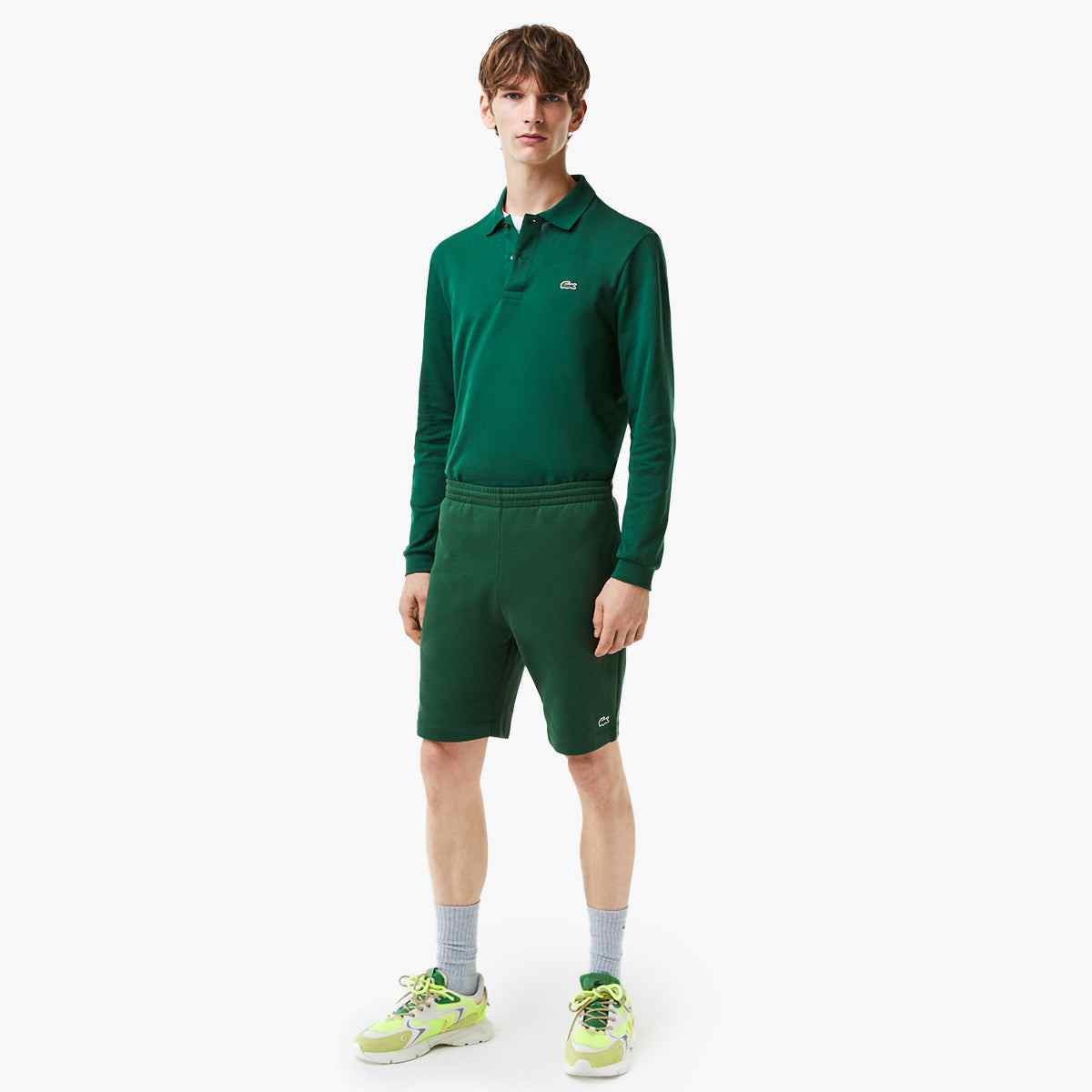 Organic Brushed Cotton Fleece Jogger Shorts