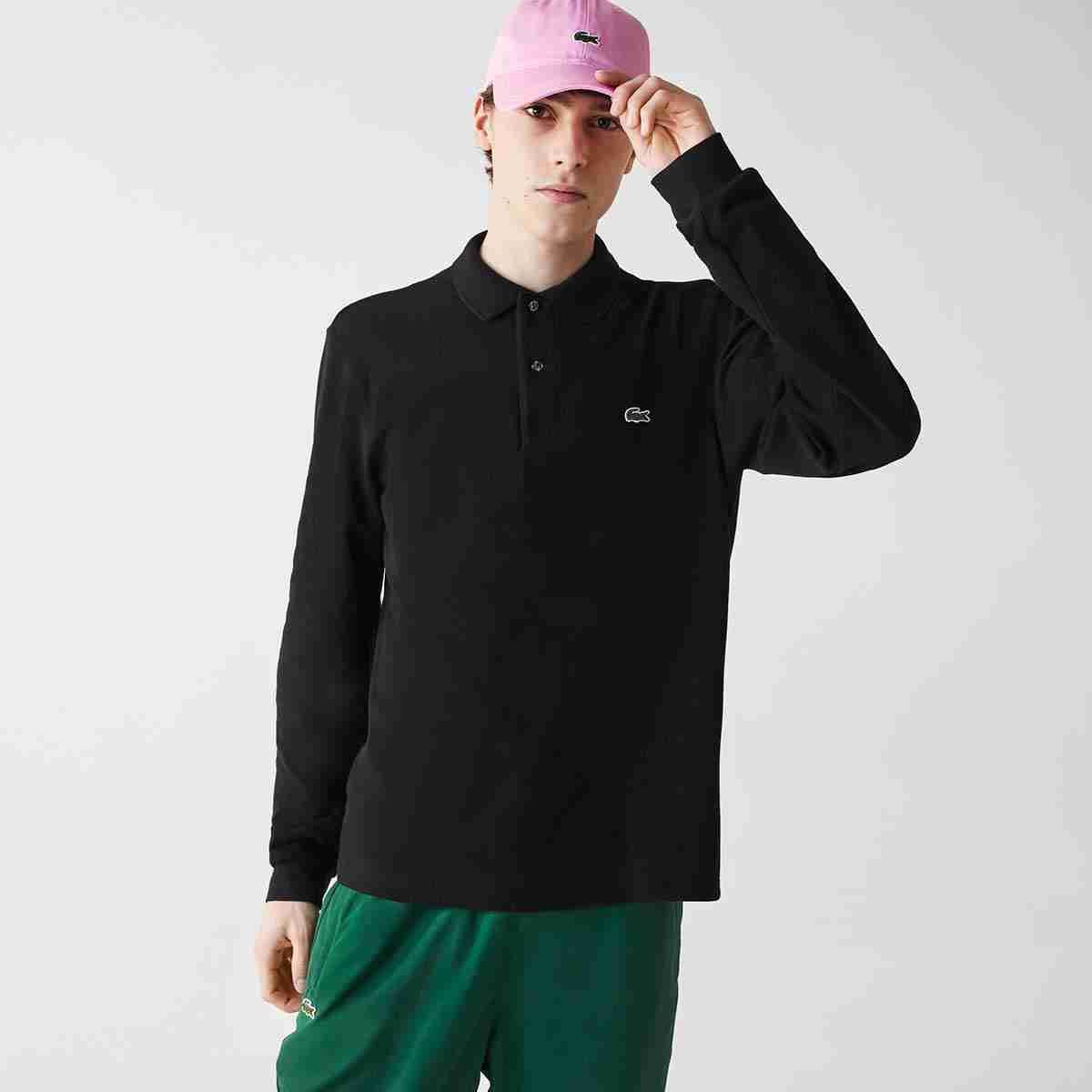 Long-Sleeve Classic Fit L.12.12 Polo Shirt