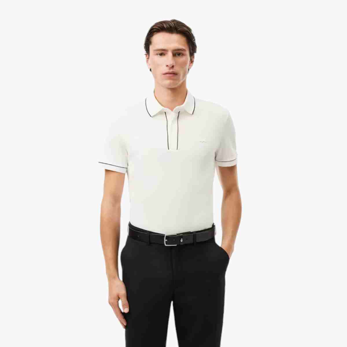 Stretch Cotton Polo Shirt