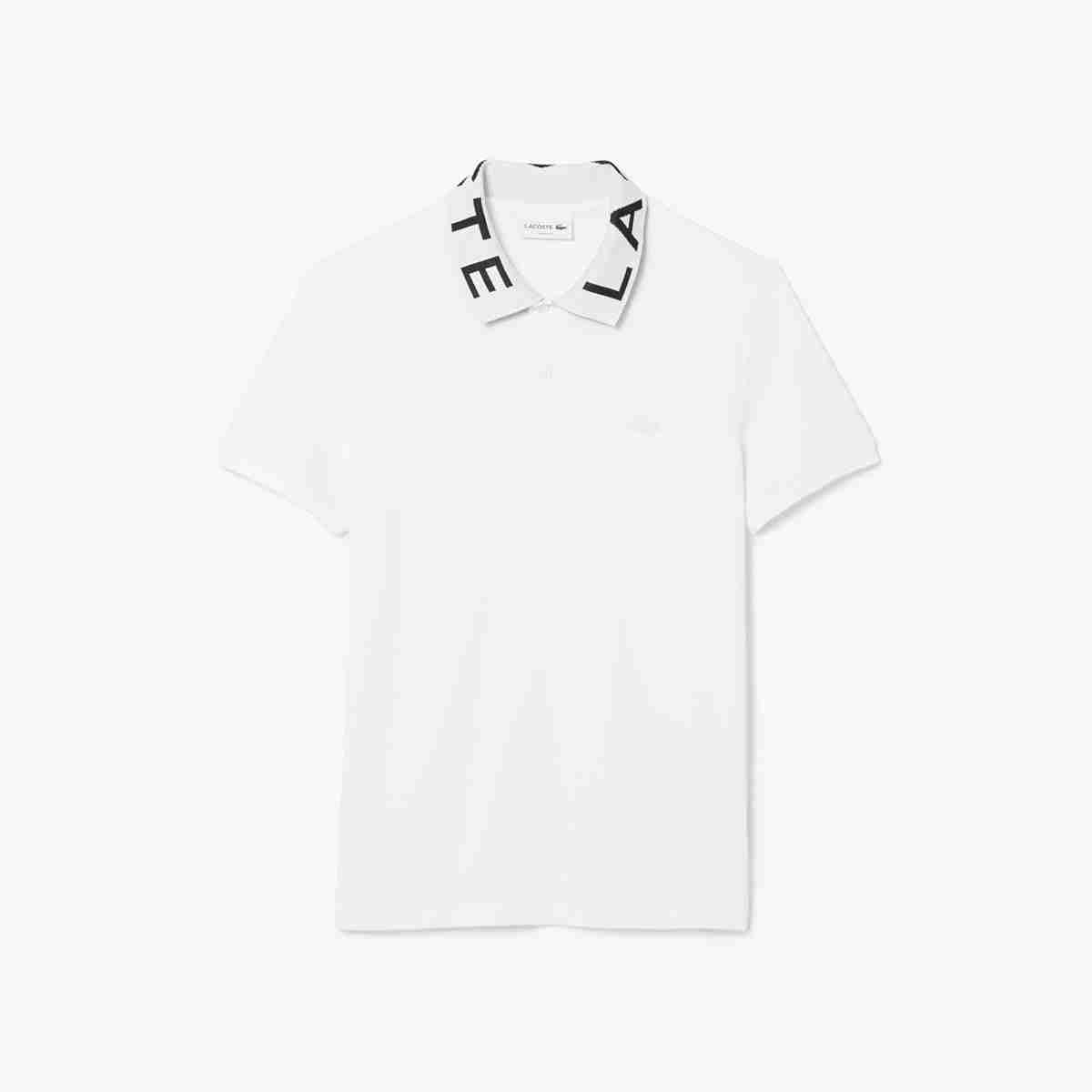 Slim Fit Jacquard Branded Polo Shirt