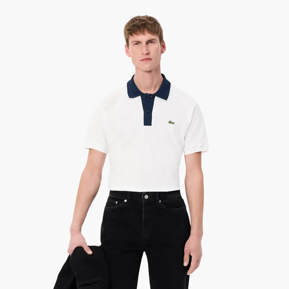 Classic Fit Contrast Collar L.12.12 Polo Shirt
