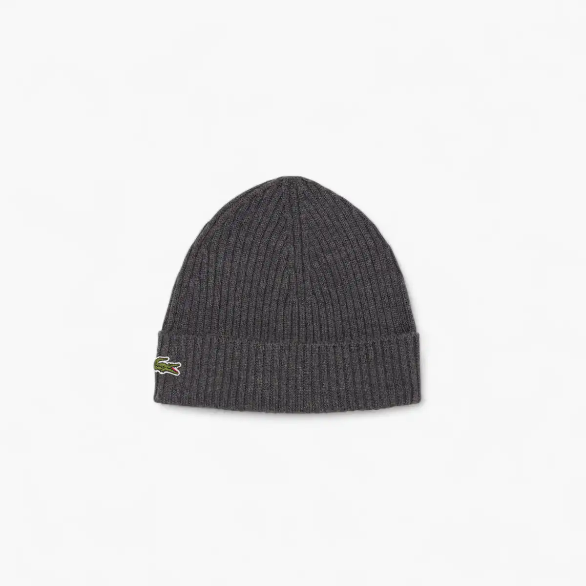 Rib Knit Brushed Wool Beanie