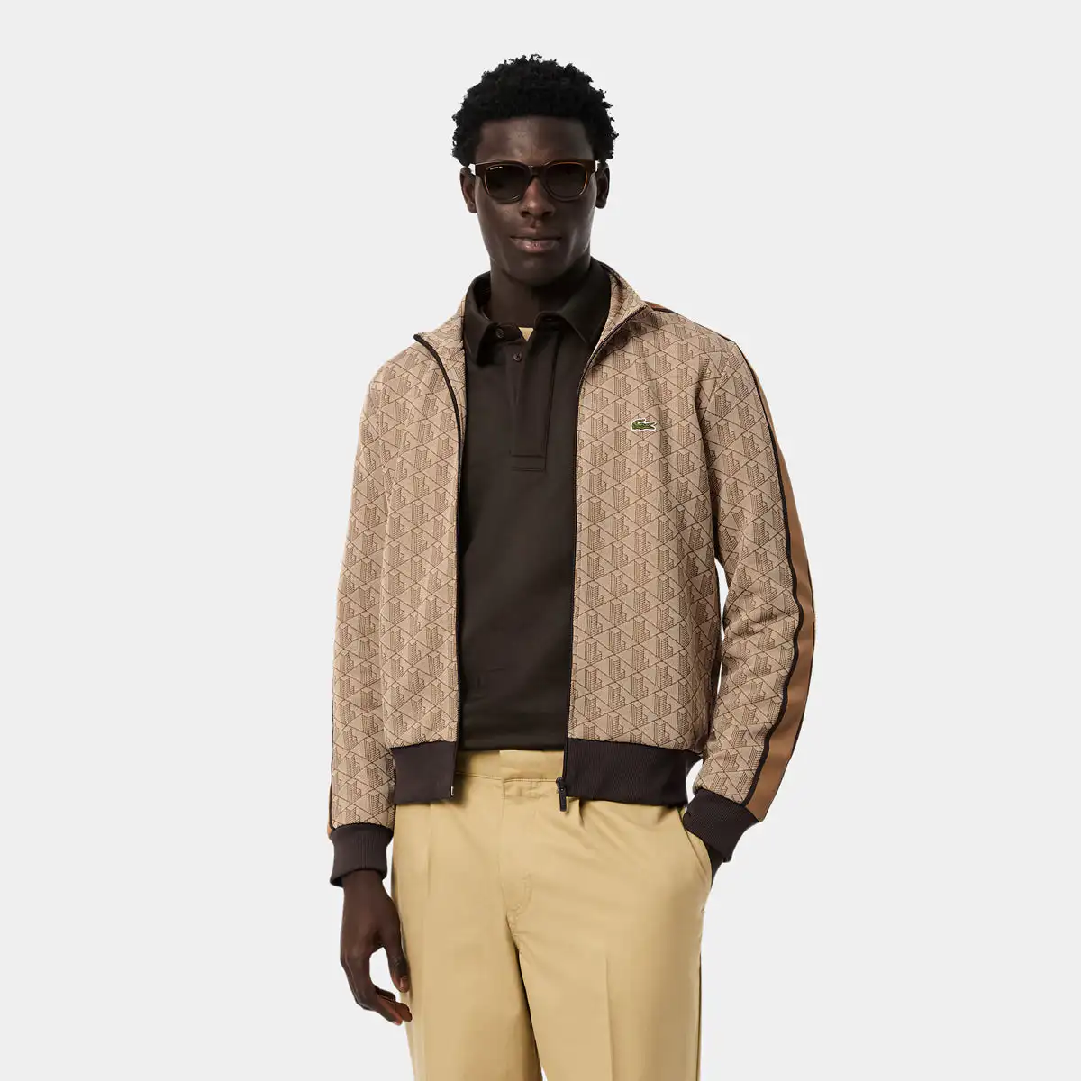 Paris Zip-Up Jacquard Track Jacket