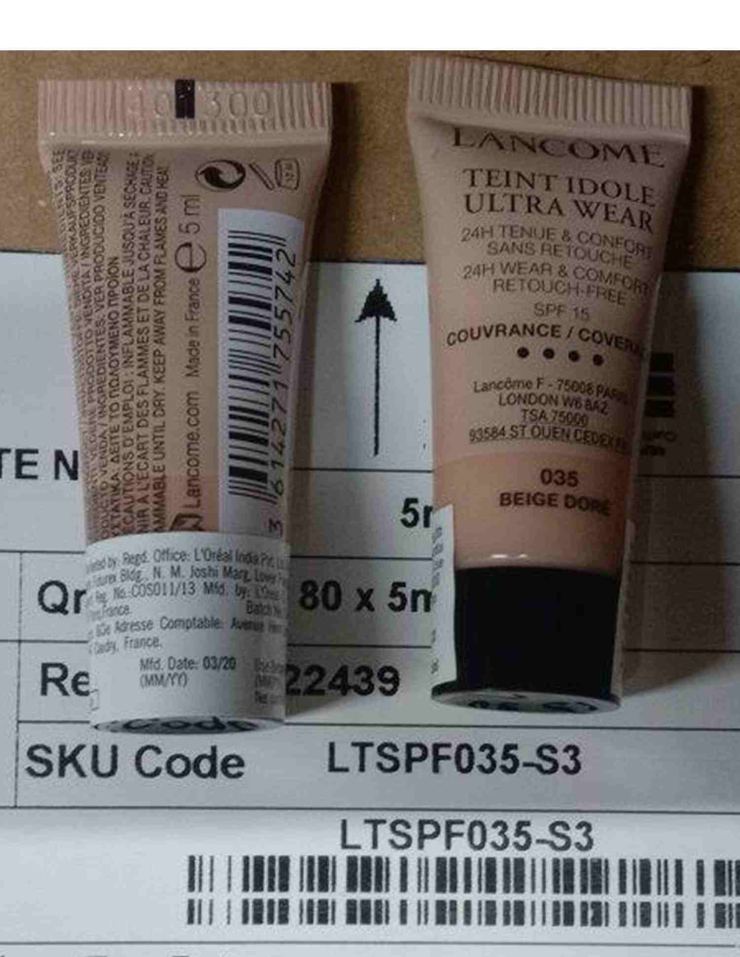 Teint Idole Ultra Wear Foundation SPF15035 Beige Doré • 5ml