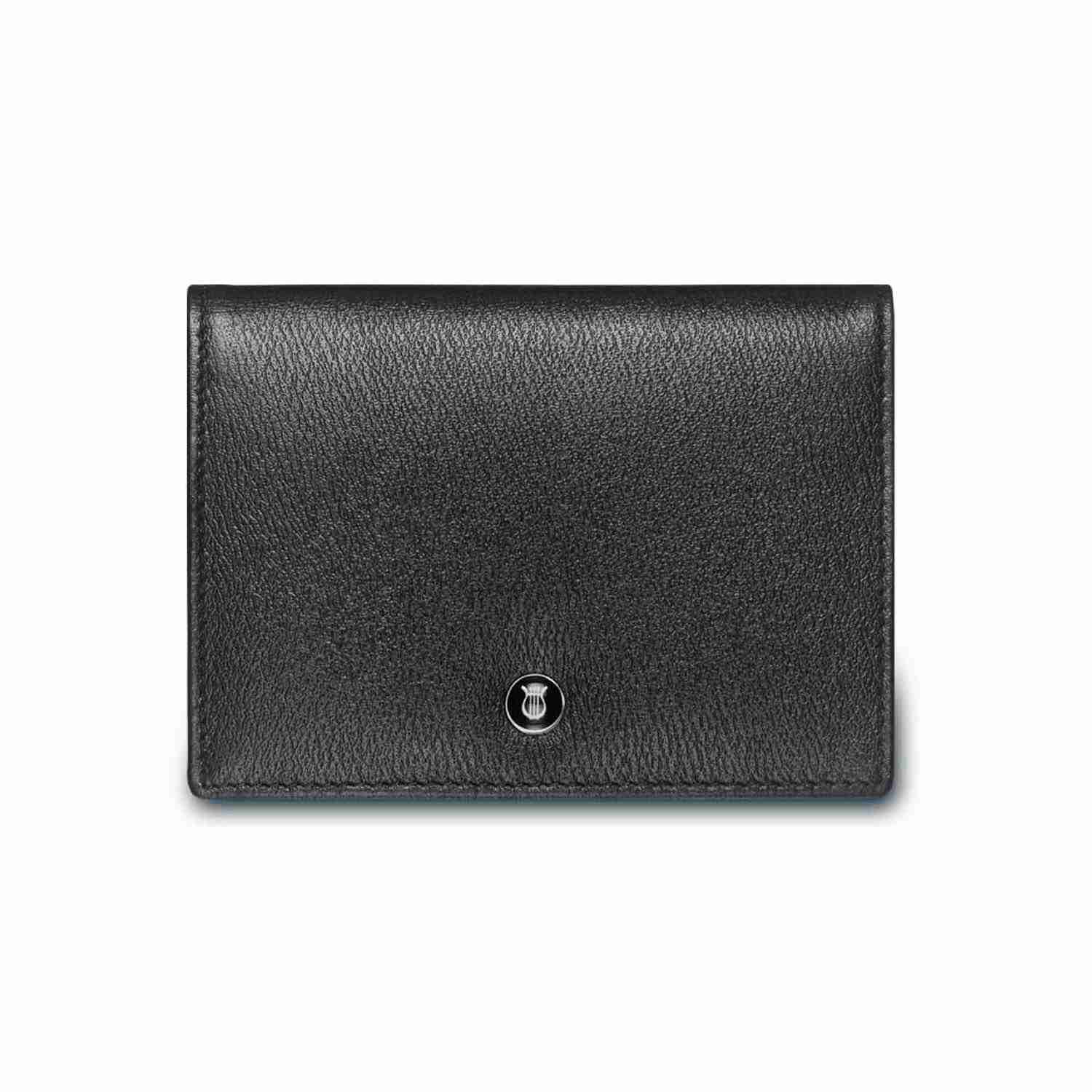 Lapis Bard Belgravia Credit Card Holder with ID Slot Black