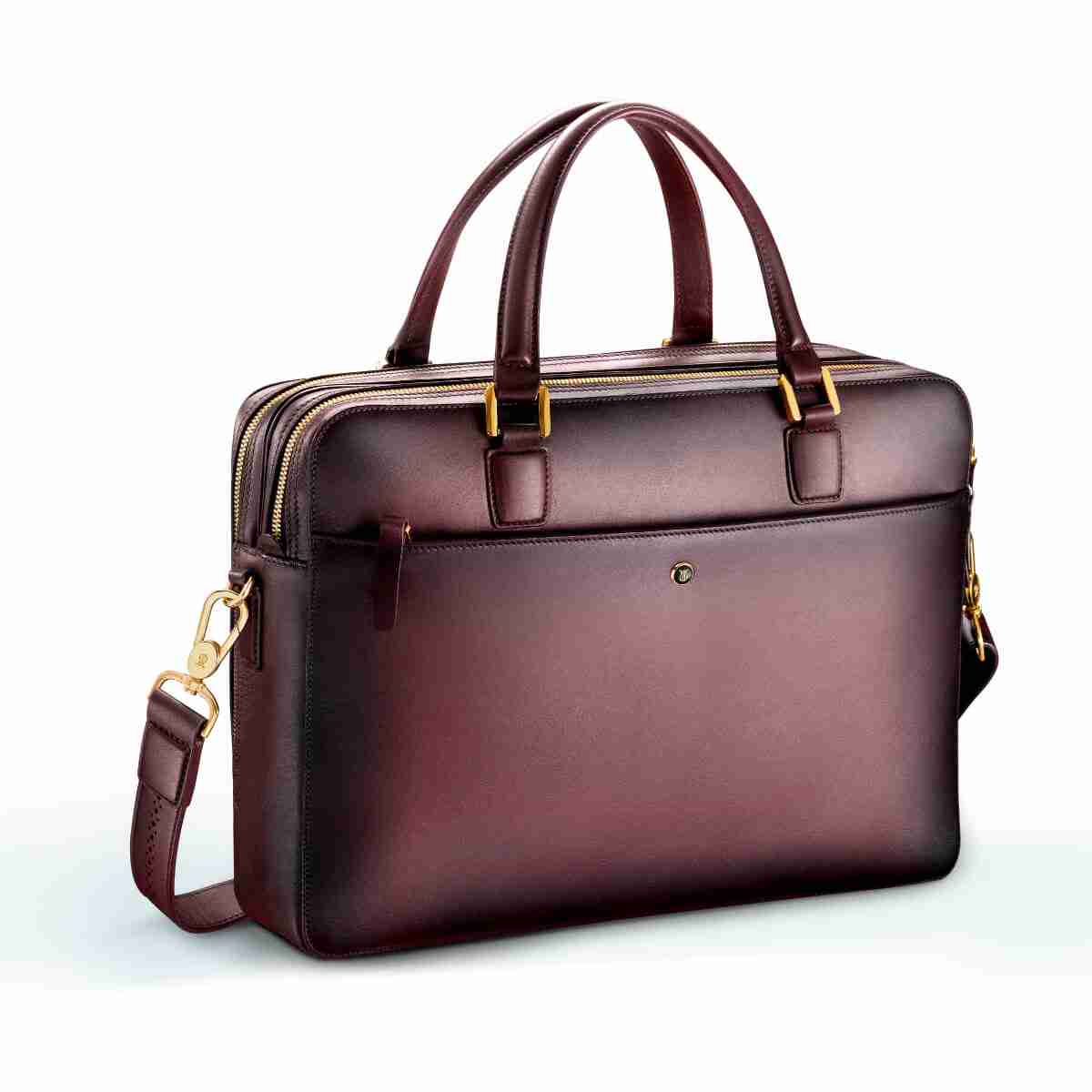 Lapis Bard Ducorium Chester Slim 14Inch Laptop Business Bag Bordeaux
