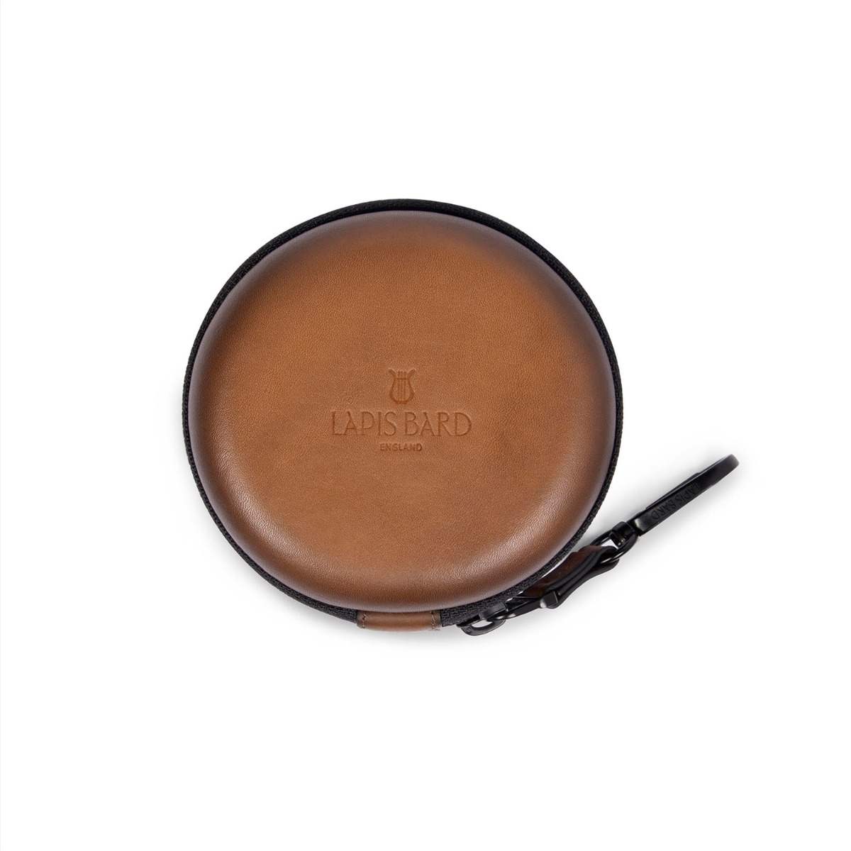 Lapis Bard Ducorium Leather Cable Organiser - Cognac