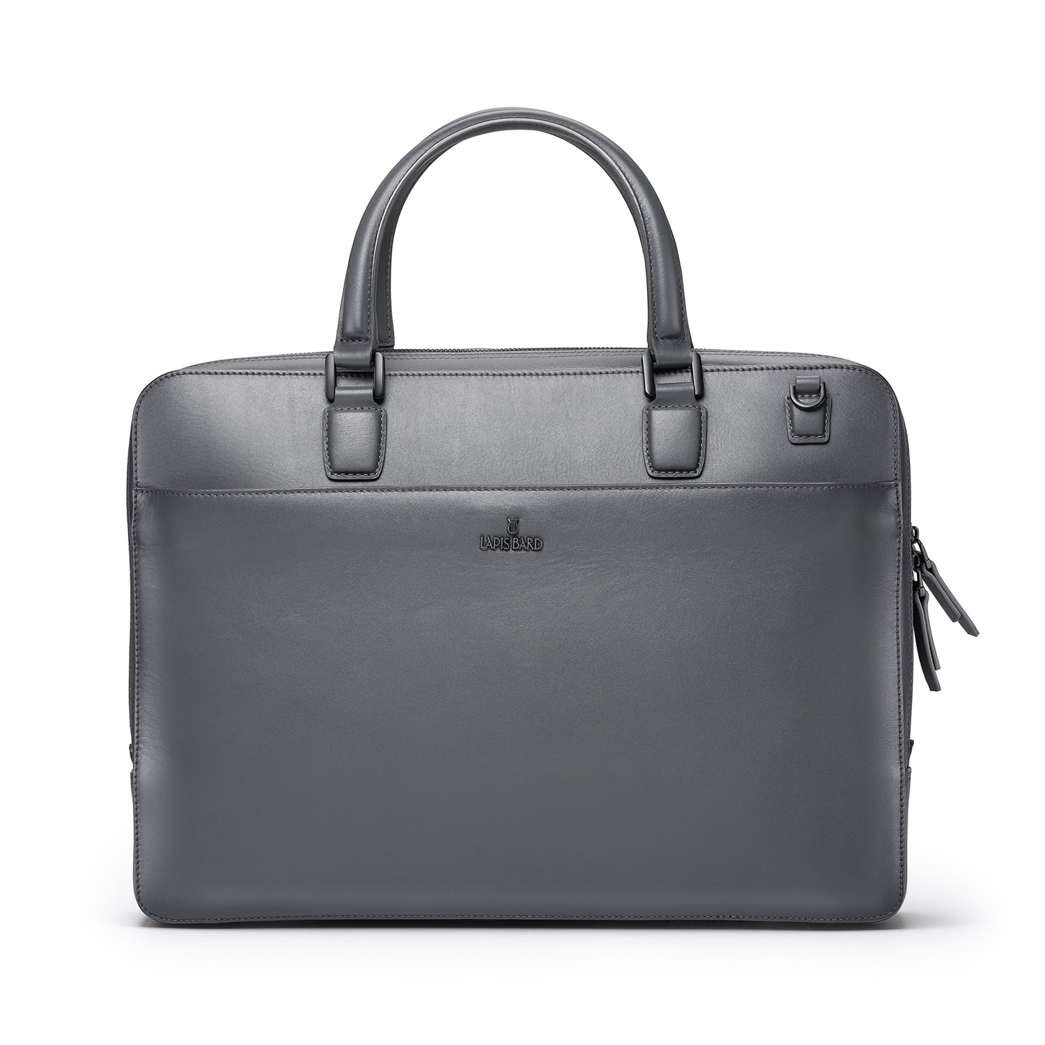 Lapis Bard Ducorium Leather Spencer 15-inch Laptop Business Bag - Graphite